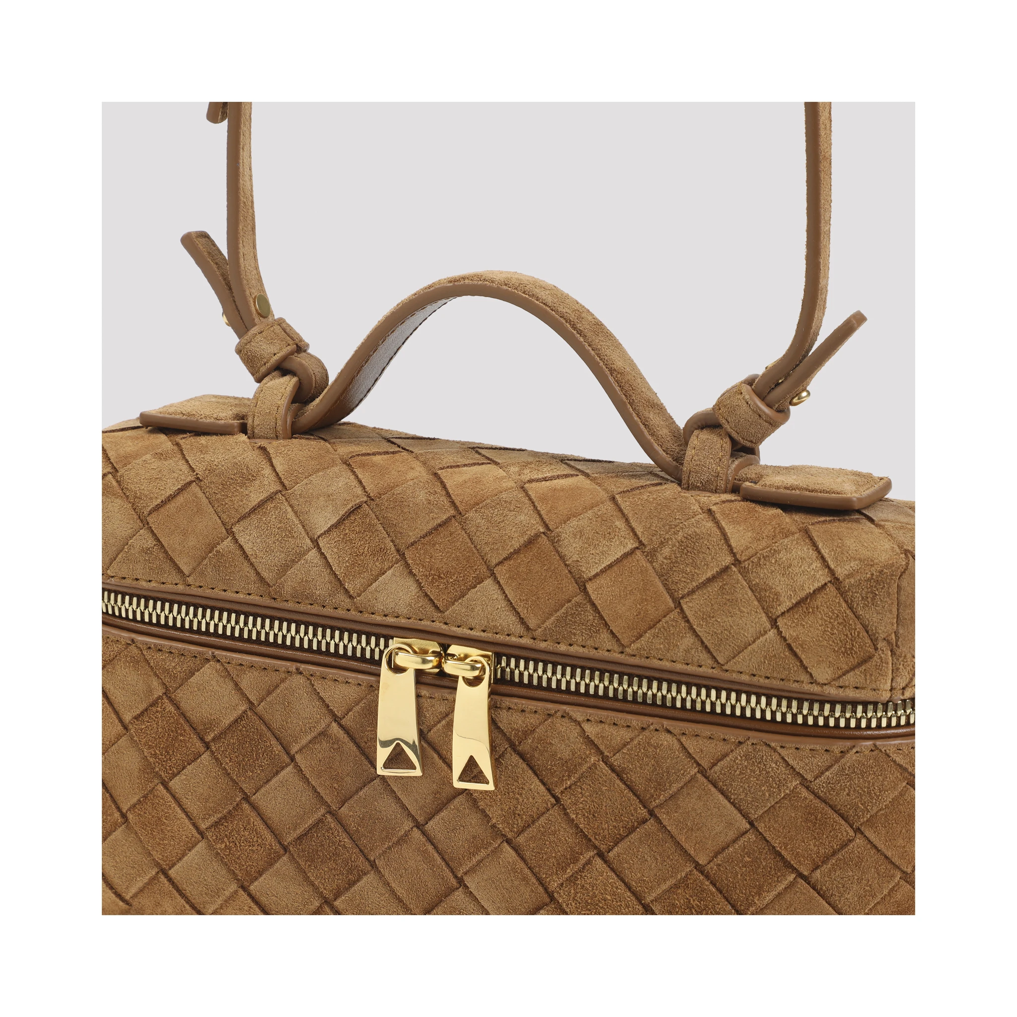 Bottega Veneta Bang Bang Suede Vanity Case Bag