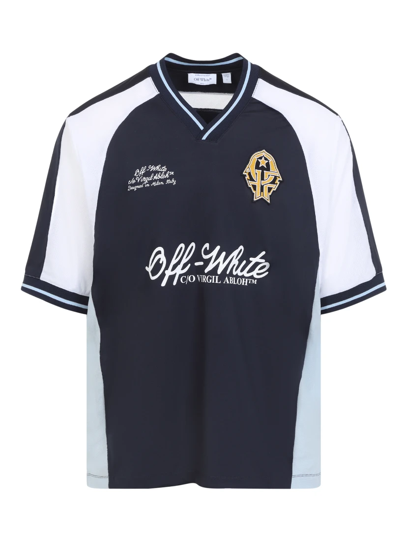 OFF White Soccer V-Neck T-shirt