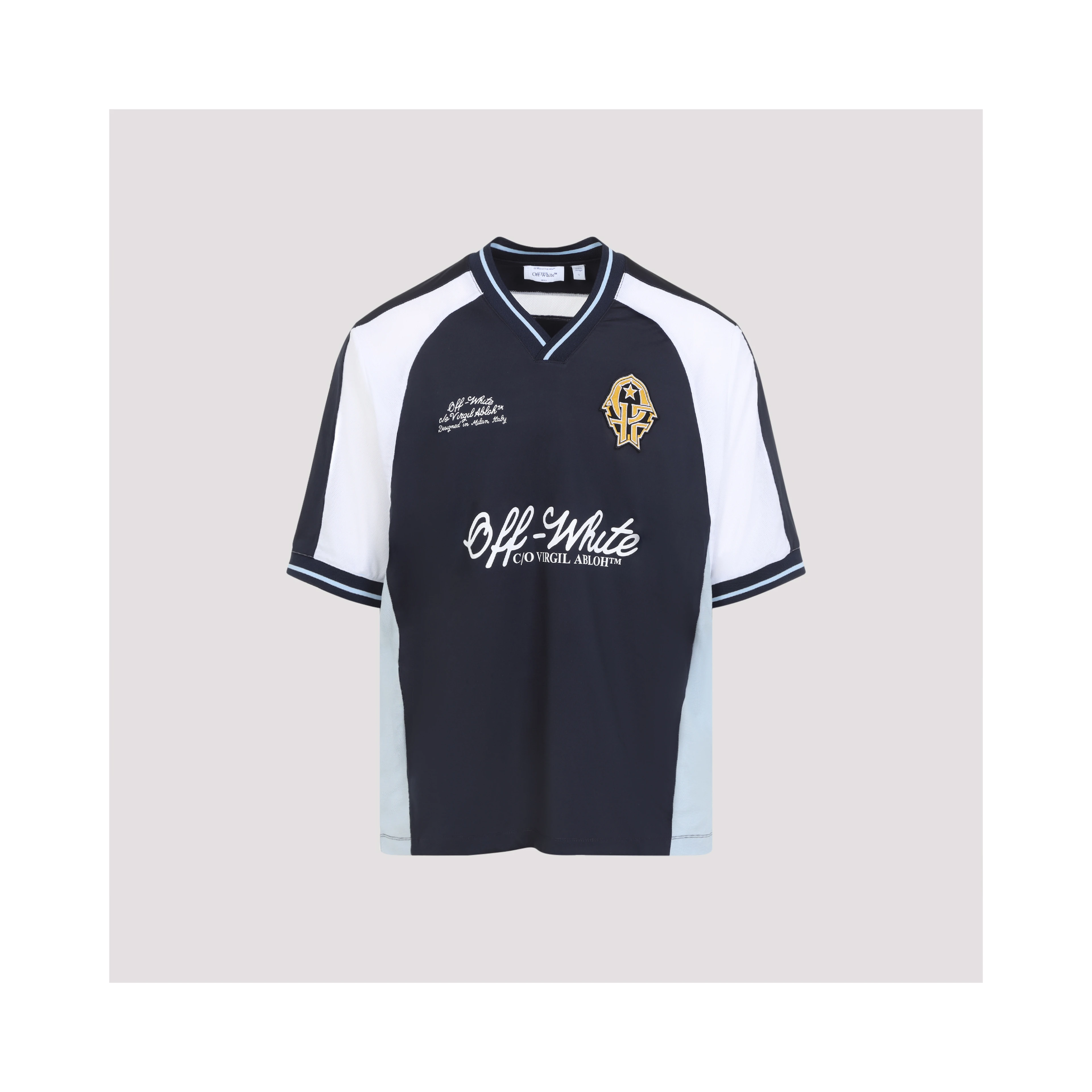 OFF White Soccer V-Neck T-shirt