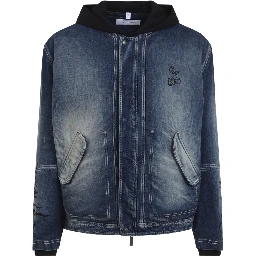 Off White Cherry Fleece Jacket