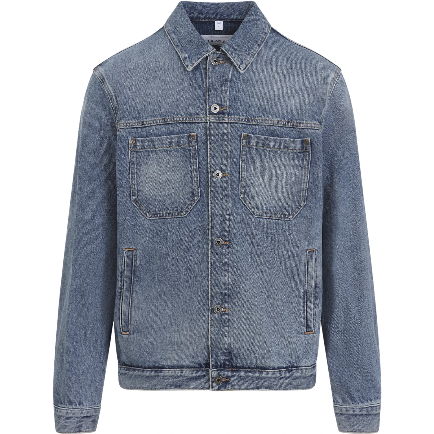 Off White Hal Arrow Skate Denim Jacket
