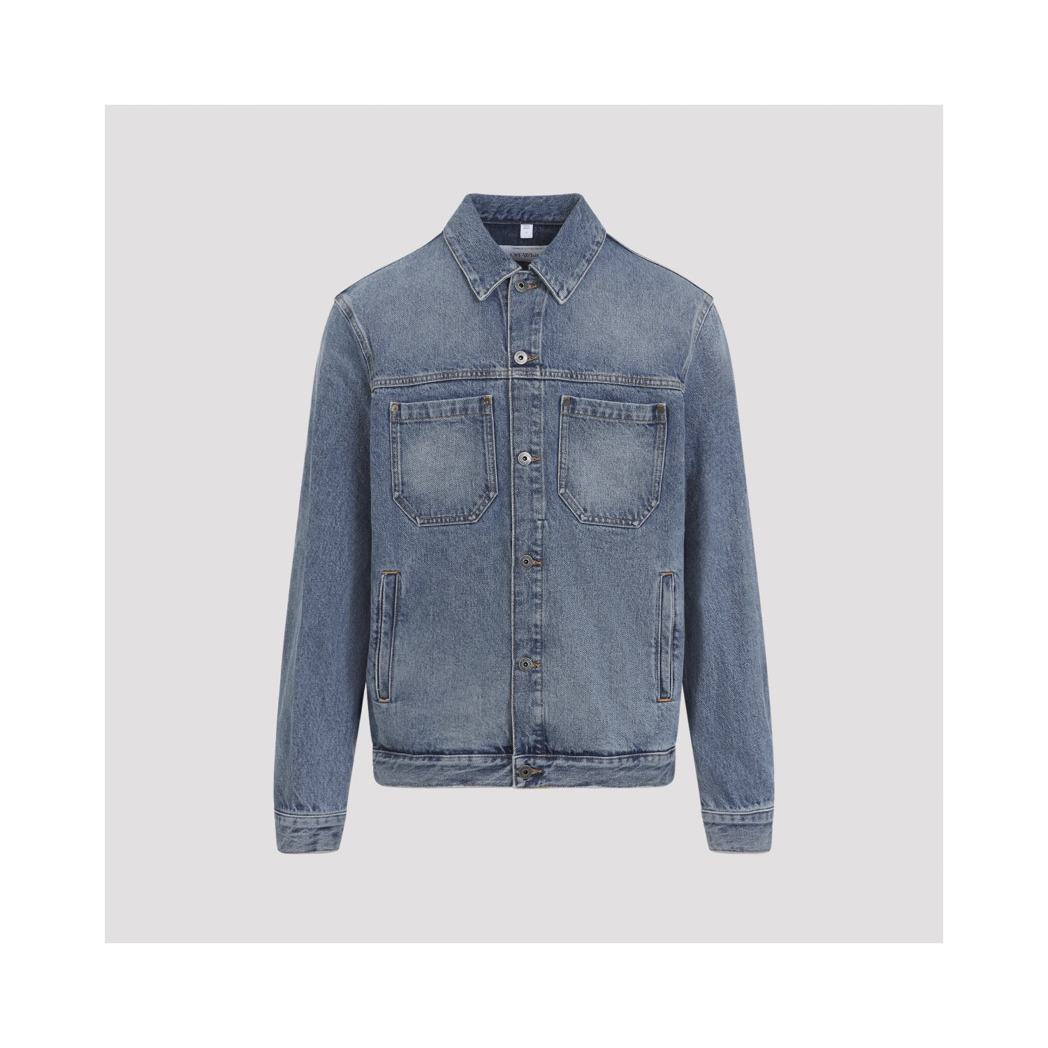 Off White Hal Arrow Skate Denim Jacket