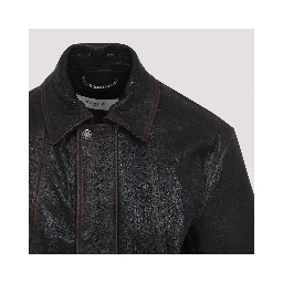 Golden Goose Prince Nappa Leather Bomber Jacket