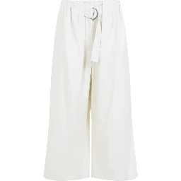 Loewe Cropped Belted Trousers