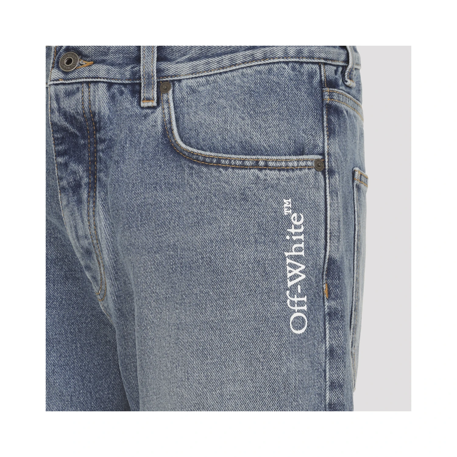 Off White Half Arrow Slim Relaxed Jeans
