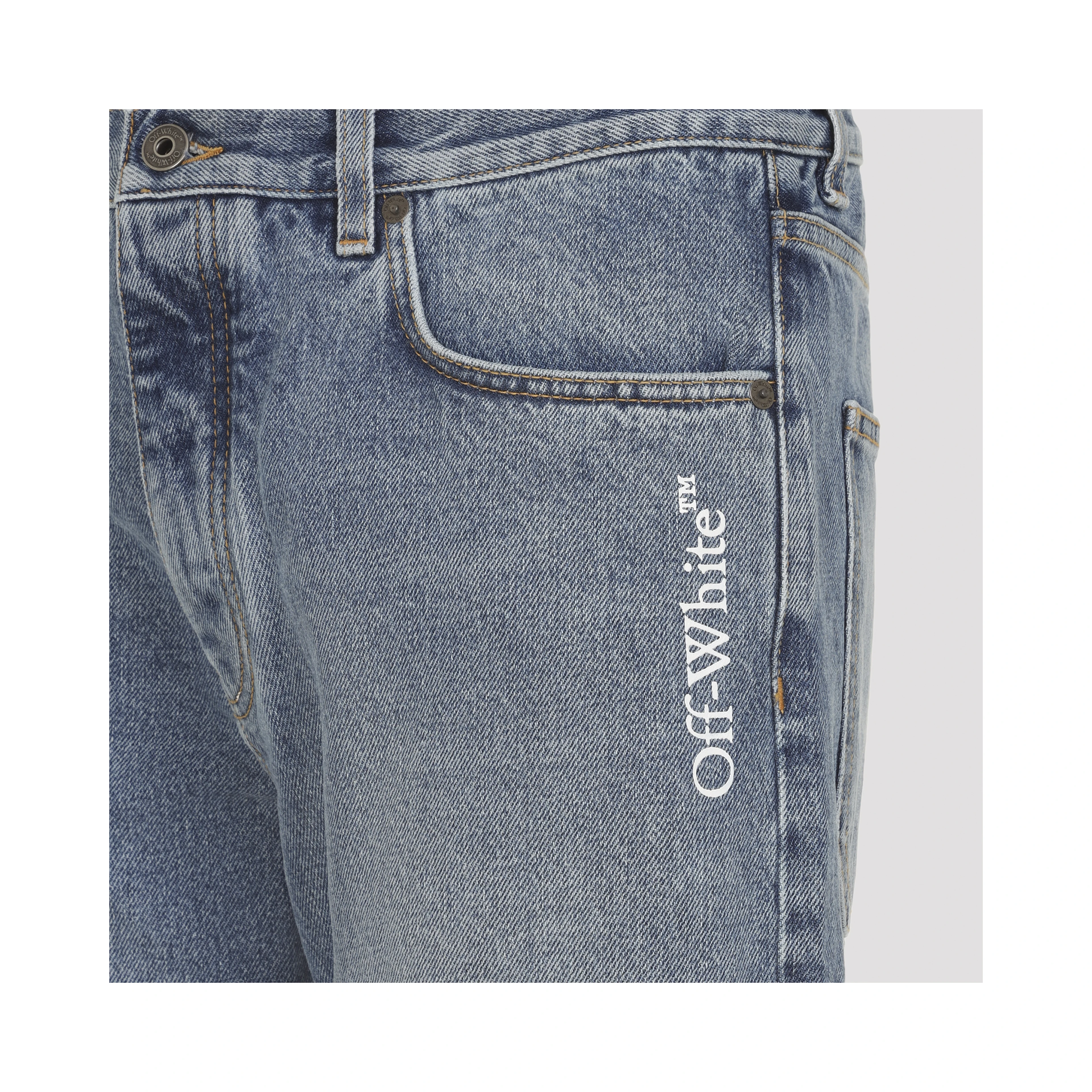 Off White Half Arrow Slim Relaxed Jeans