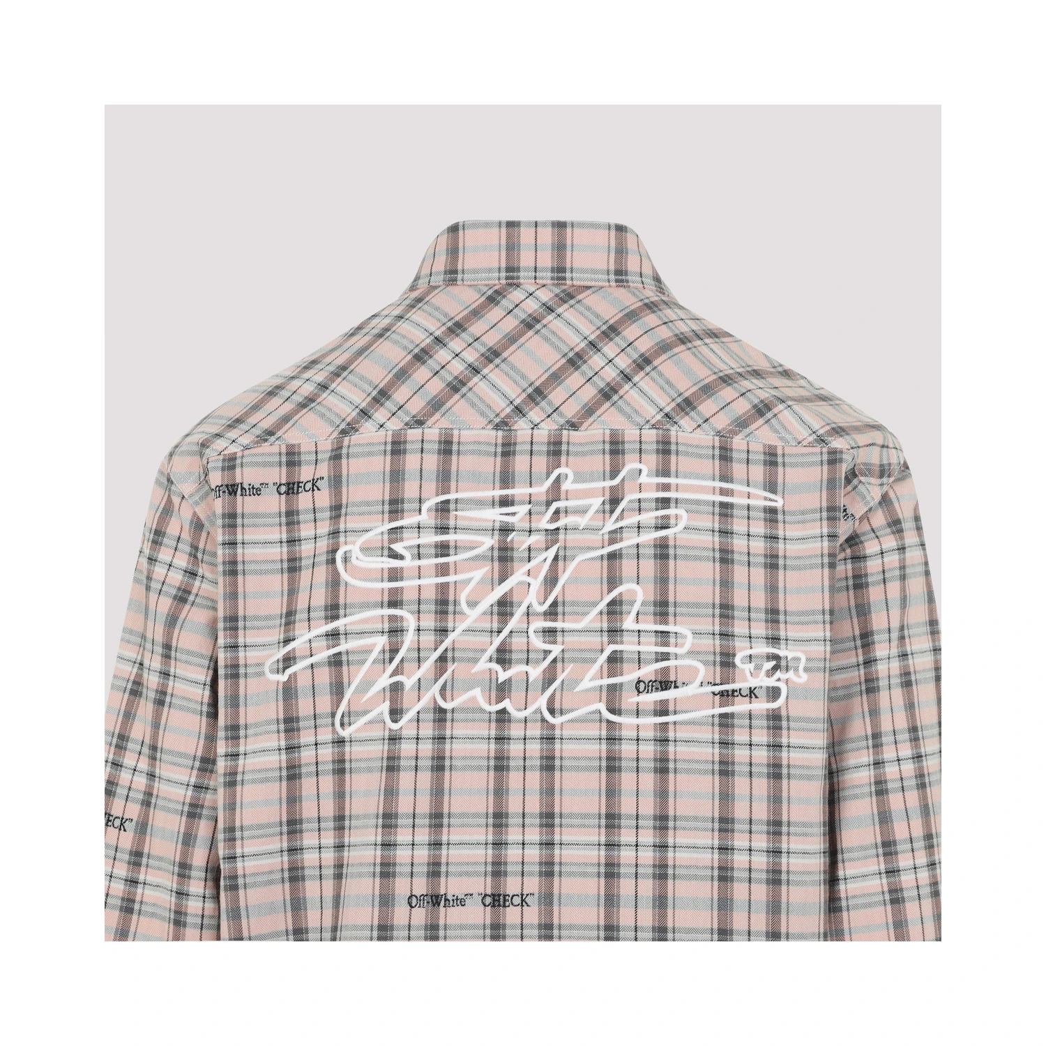 Off White Flannel Shirt