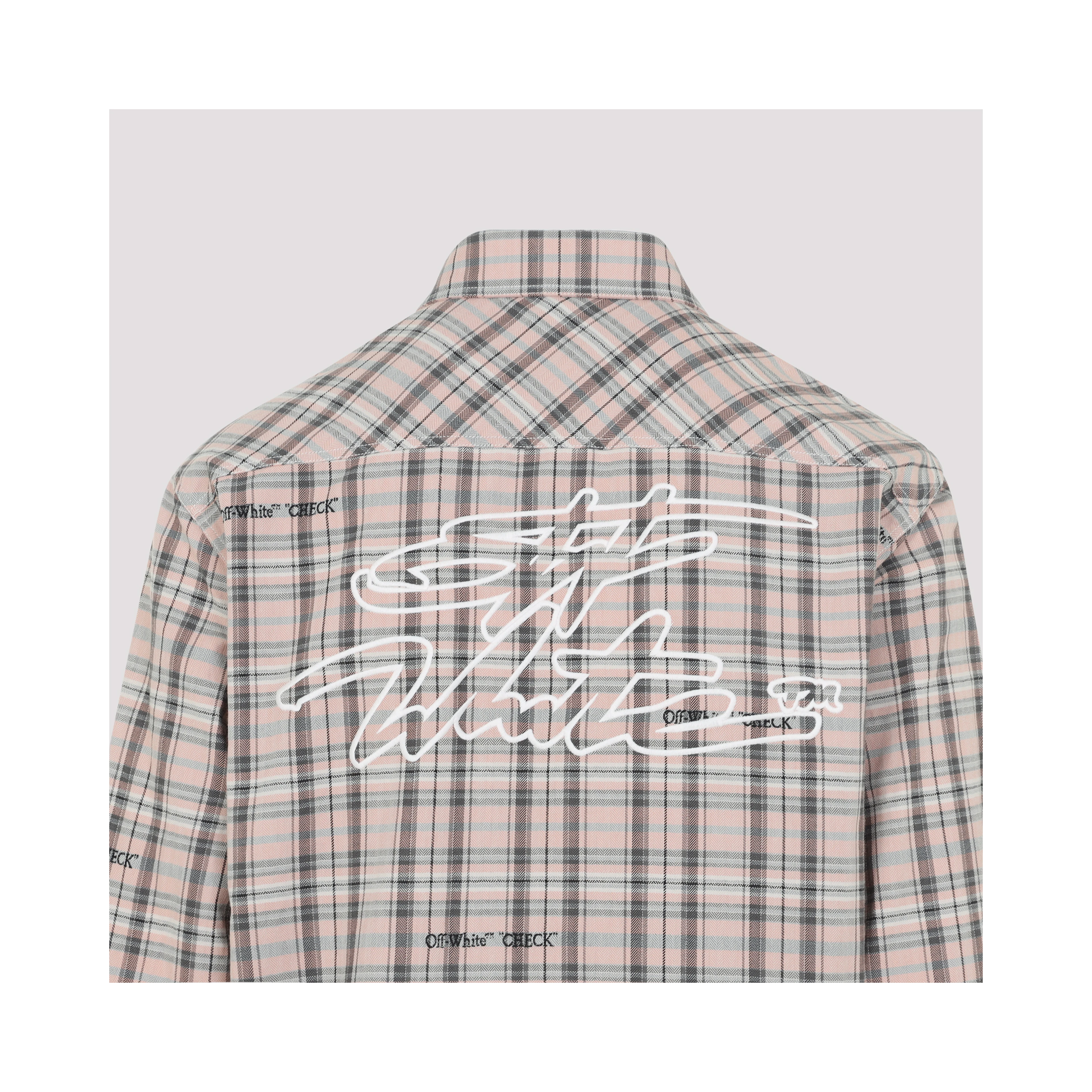 Off White Flannel Shirt