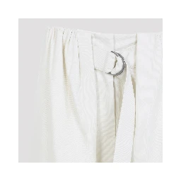 Loewe Cropped Belted Trousers