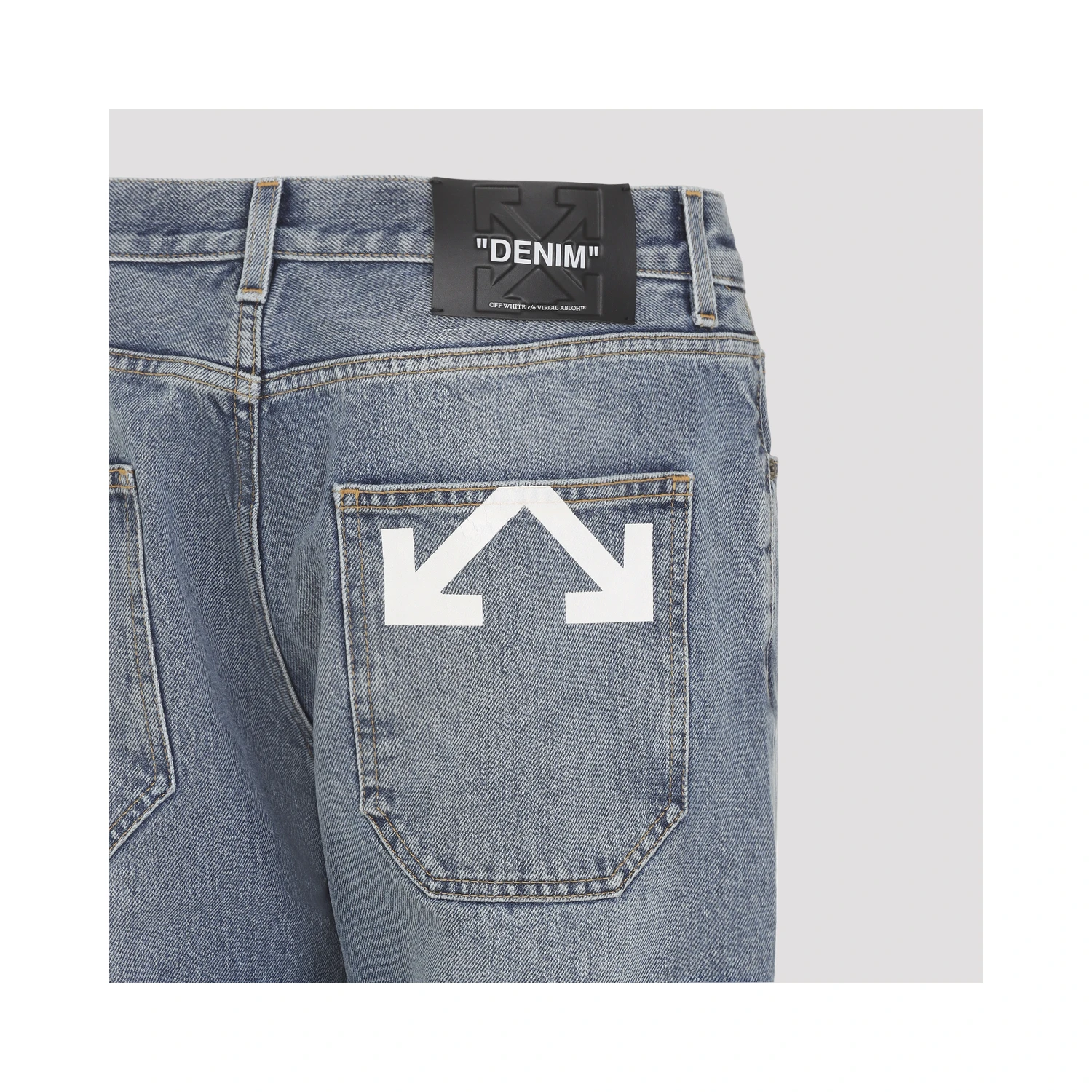 Off White Half Arrow Slim Relaxed Jeans