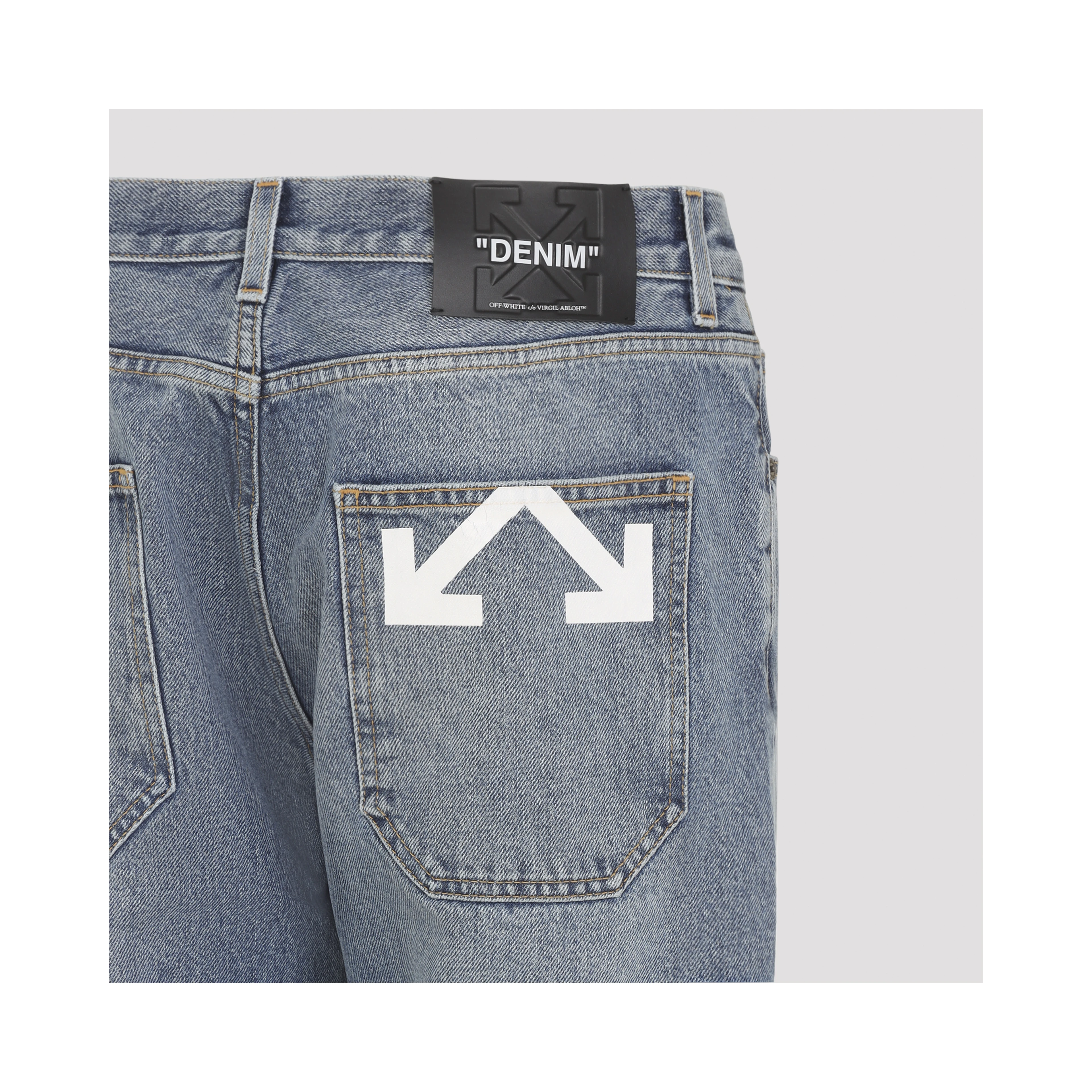 Off White Half Arrow Slim Relaxed Jeans