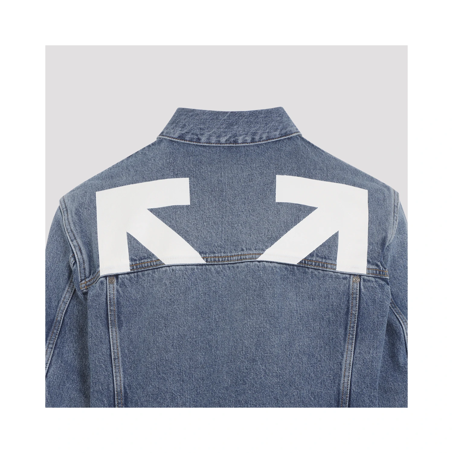 Off White Hal Arrow Skate Denim Jacket
