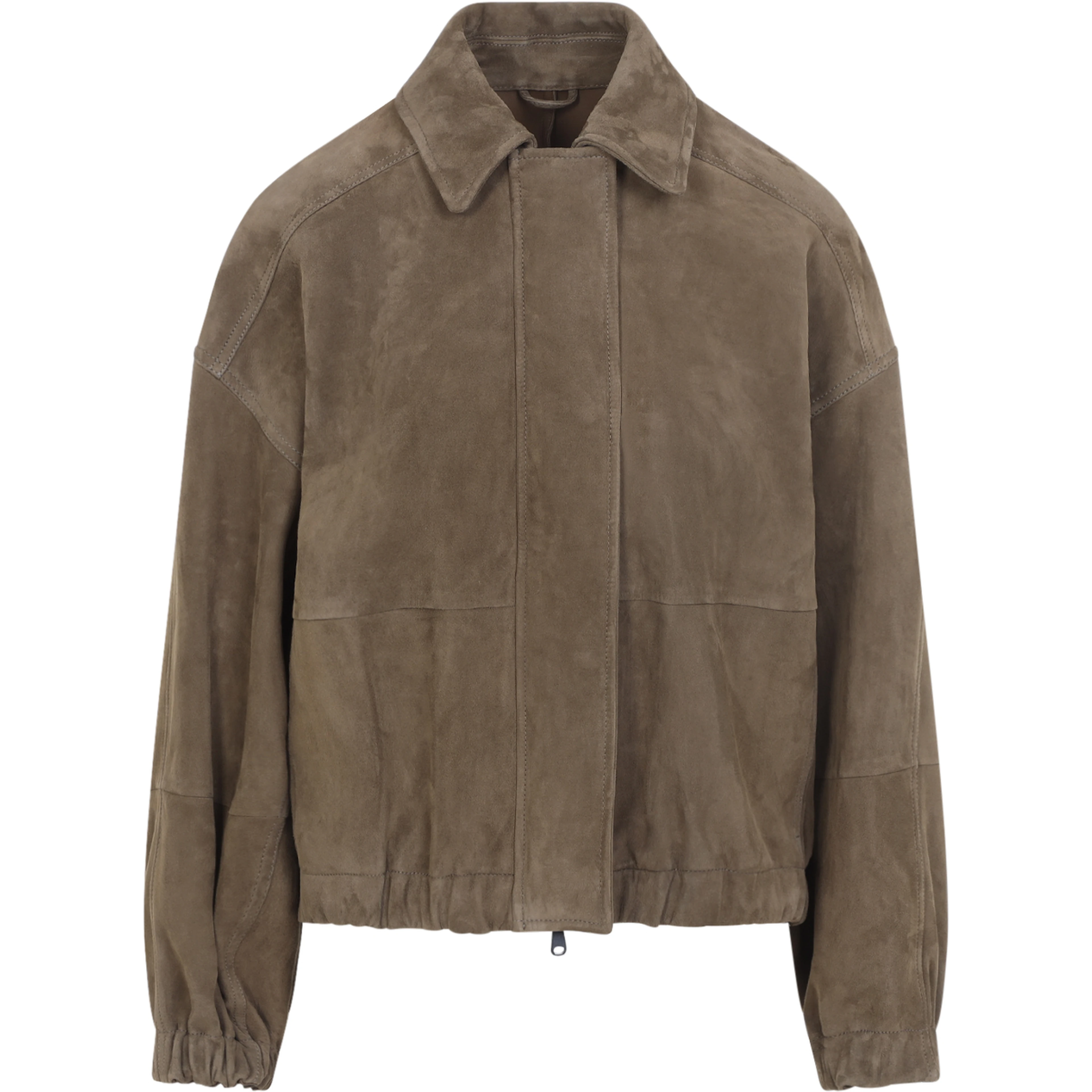 Brunello Cucinelli Suede Leather Jacket