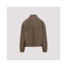 Brunello Cucinelli Suede Leather Jacket