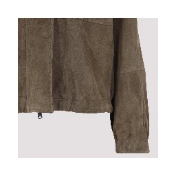 Brunello Cucinelli Suede Leather Jacket