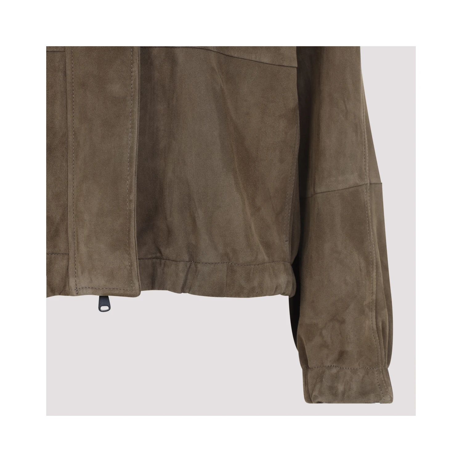 Brunello Cucinelli Suede Leather Jacket