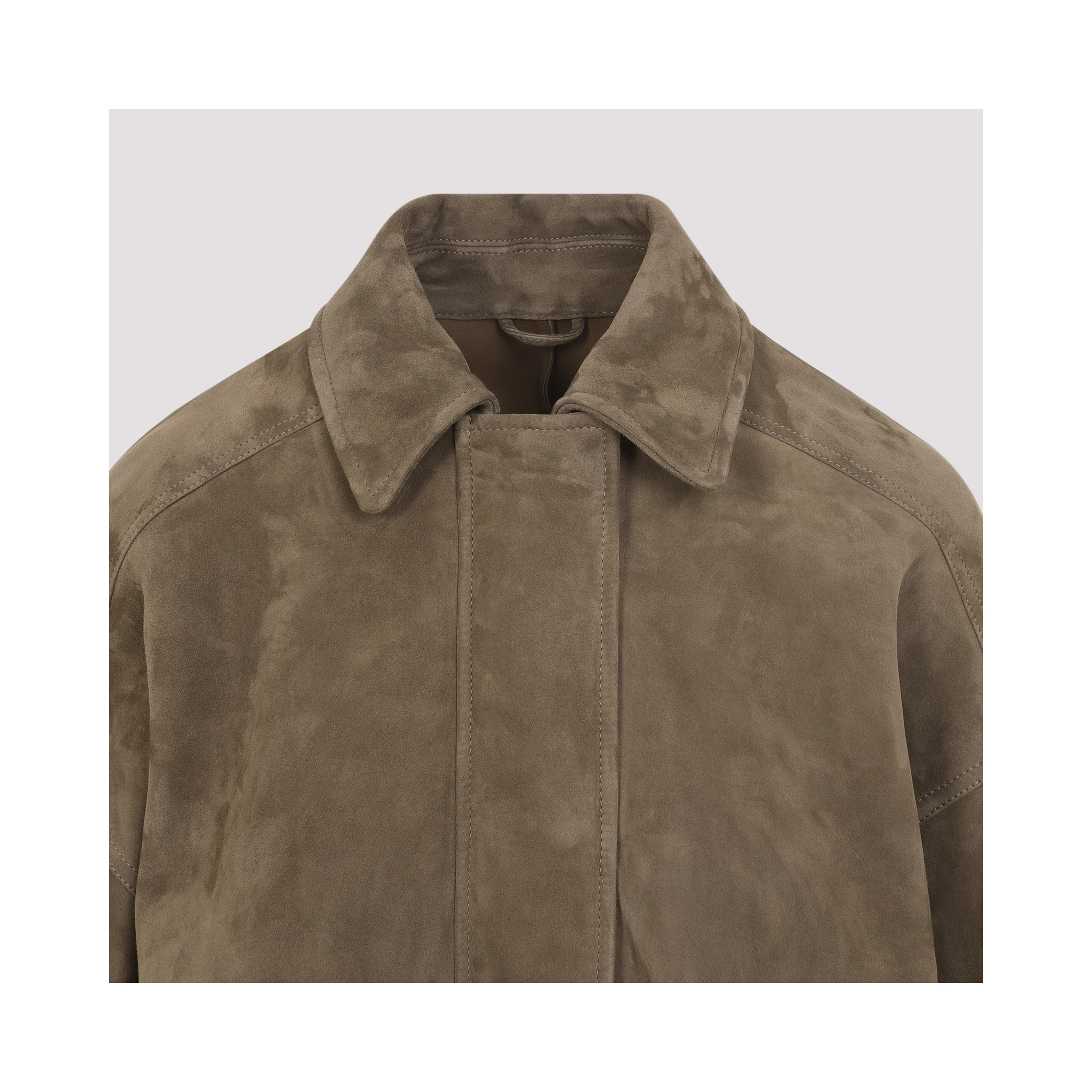Brunello Cucinelli Suede Leather Jacket