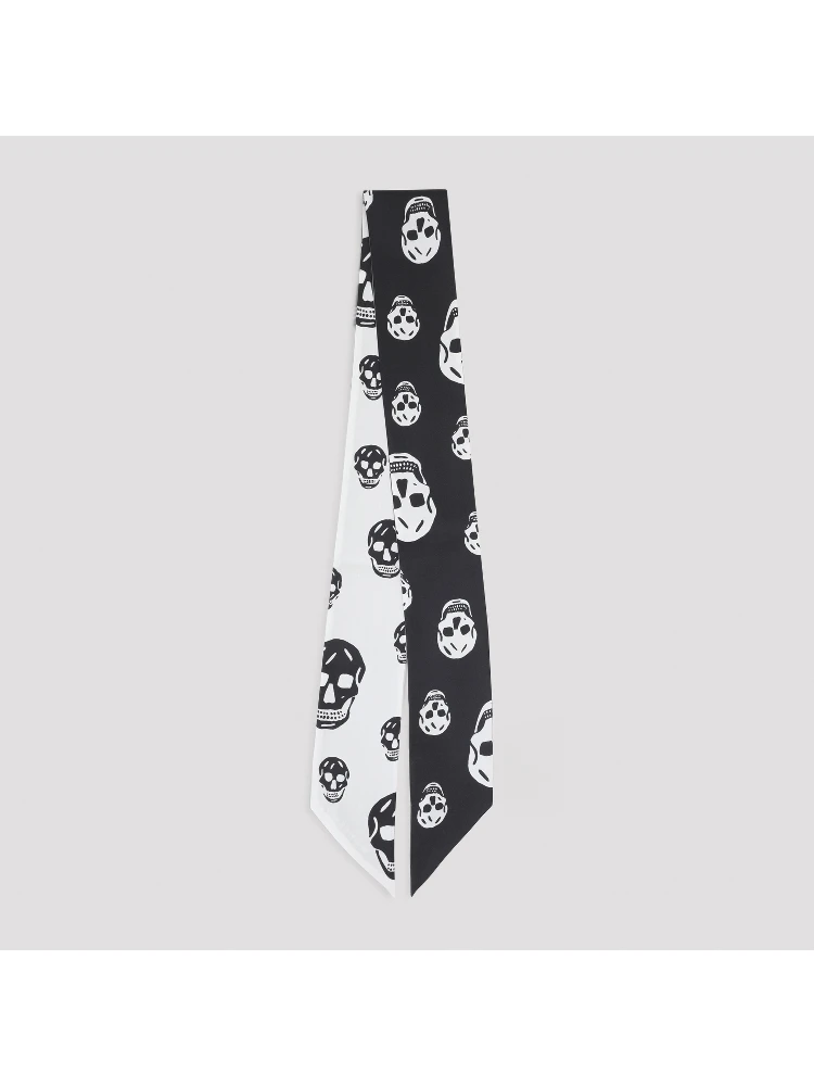 Alexander McQueen Skull Ribbon Scarf