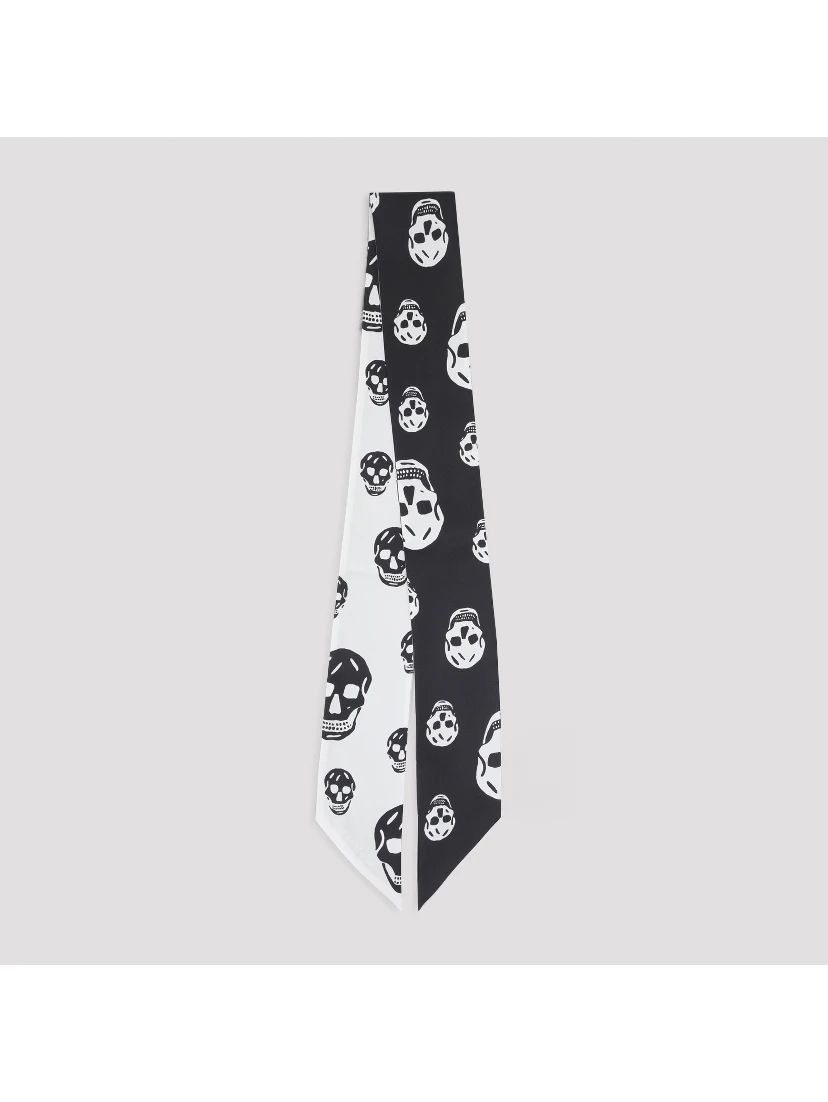 Alexander McQueen Skull Ribbon Scarf