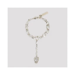 Alexander McQueen Pavè Skull Bracelet