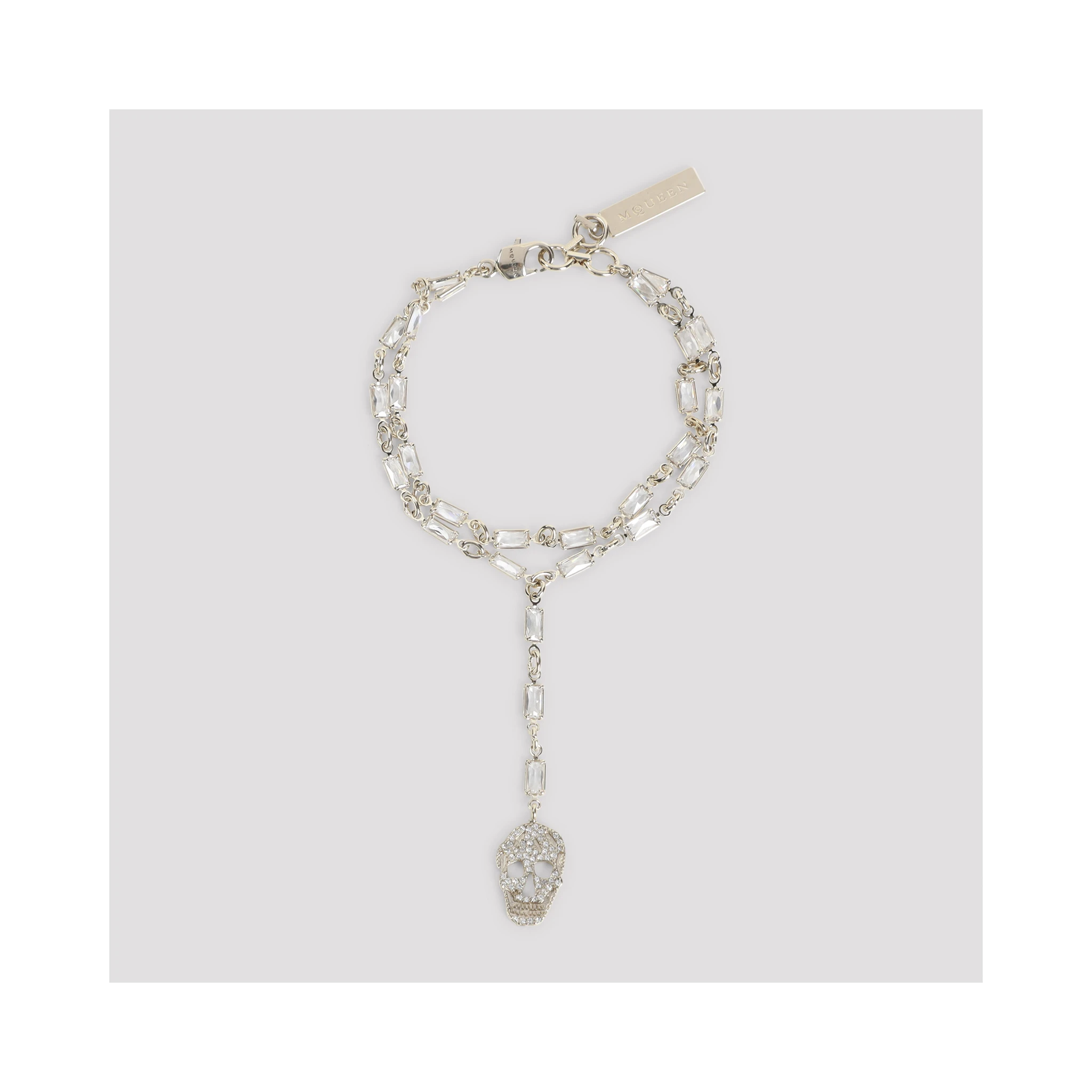 Alexander McQueen Pavè Skull Bracelet