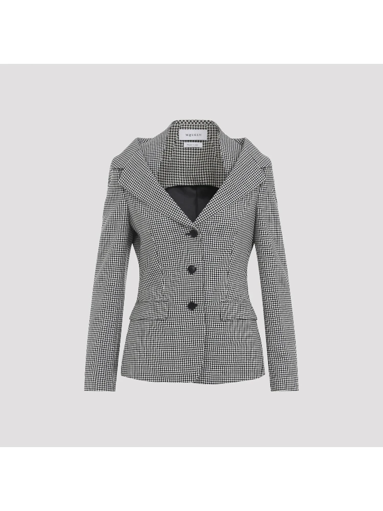 Alexander McQueen Off Shoulder Jacket Harness