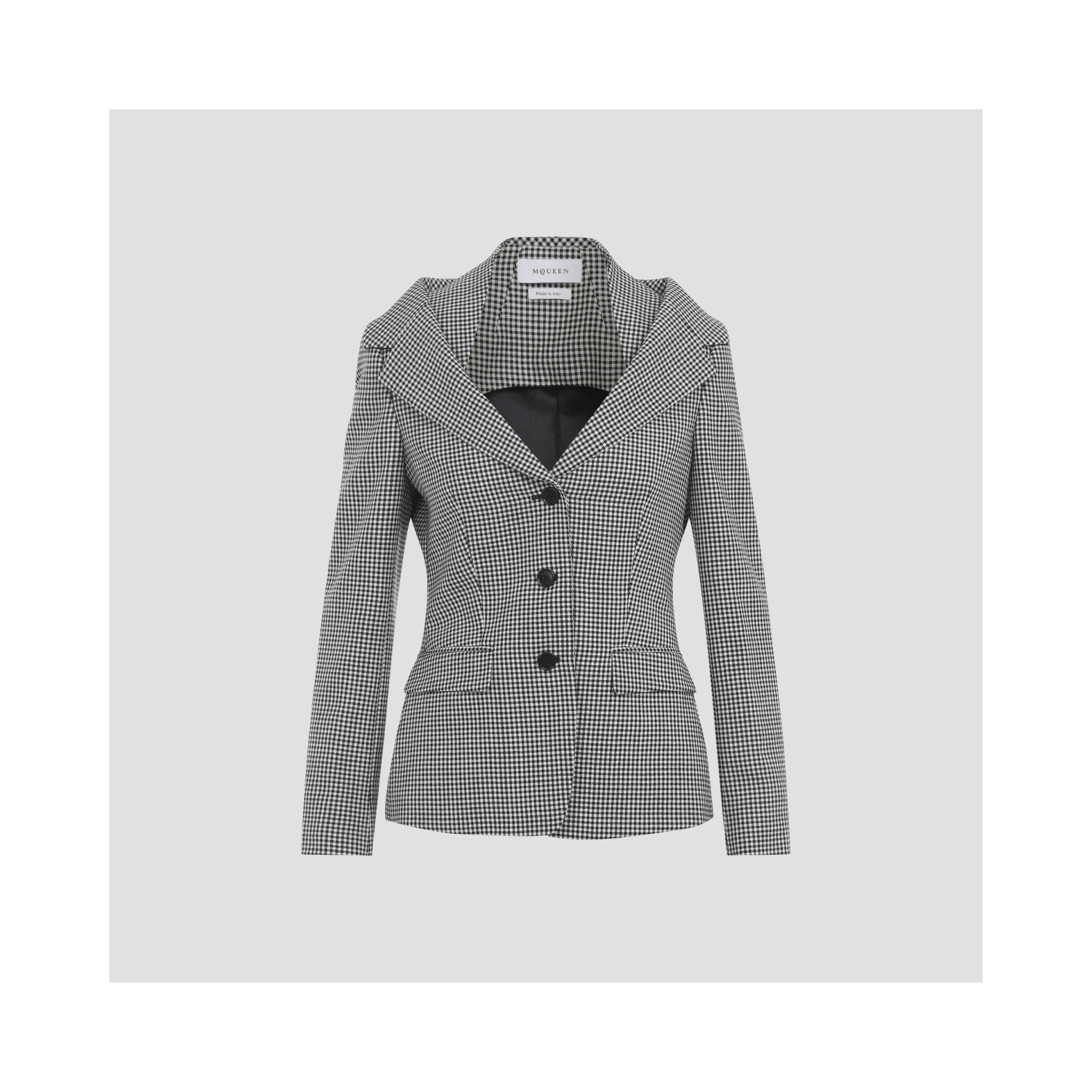 Alexander McQueen Off Shoulder Jacket Harness