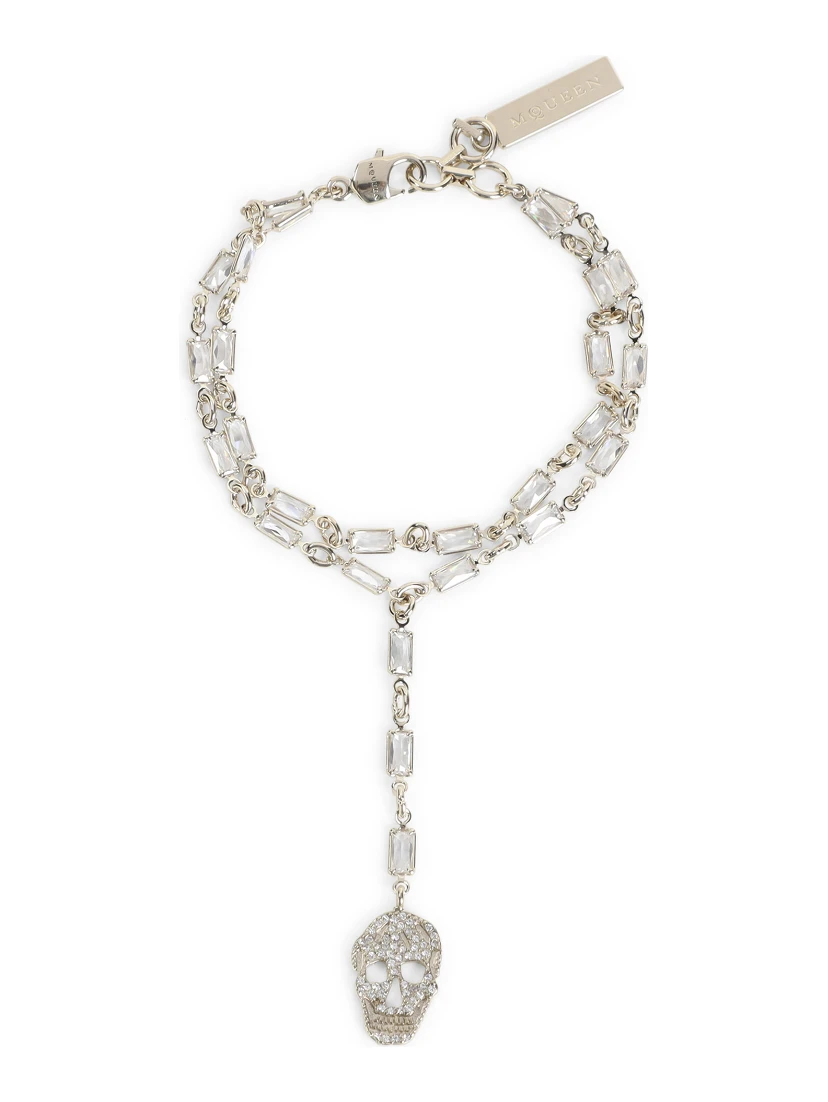 Alexander McQueen Pavè Skull Bracelet