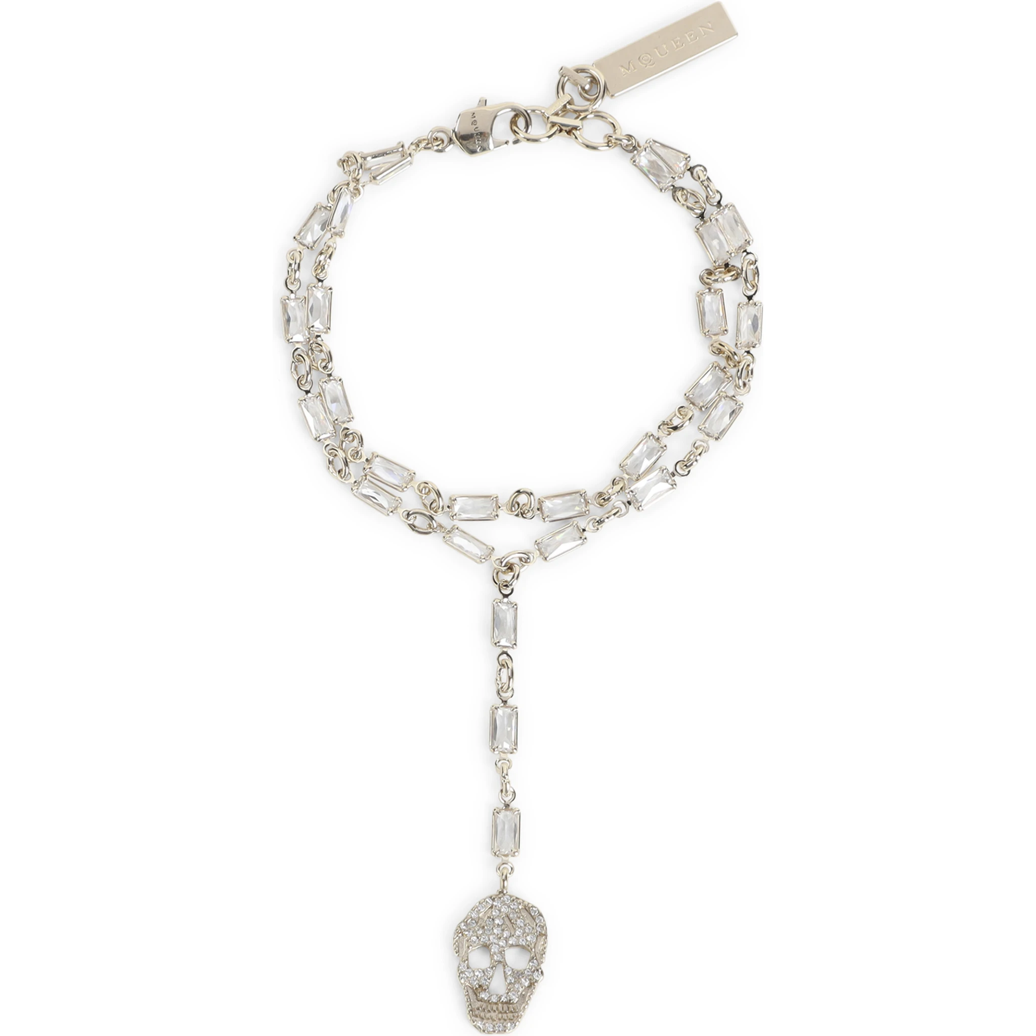 Alexander McQueen Pavè Skull Bracelet