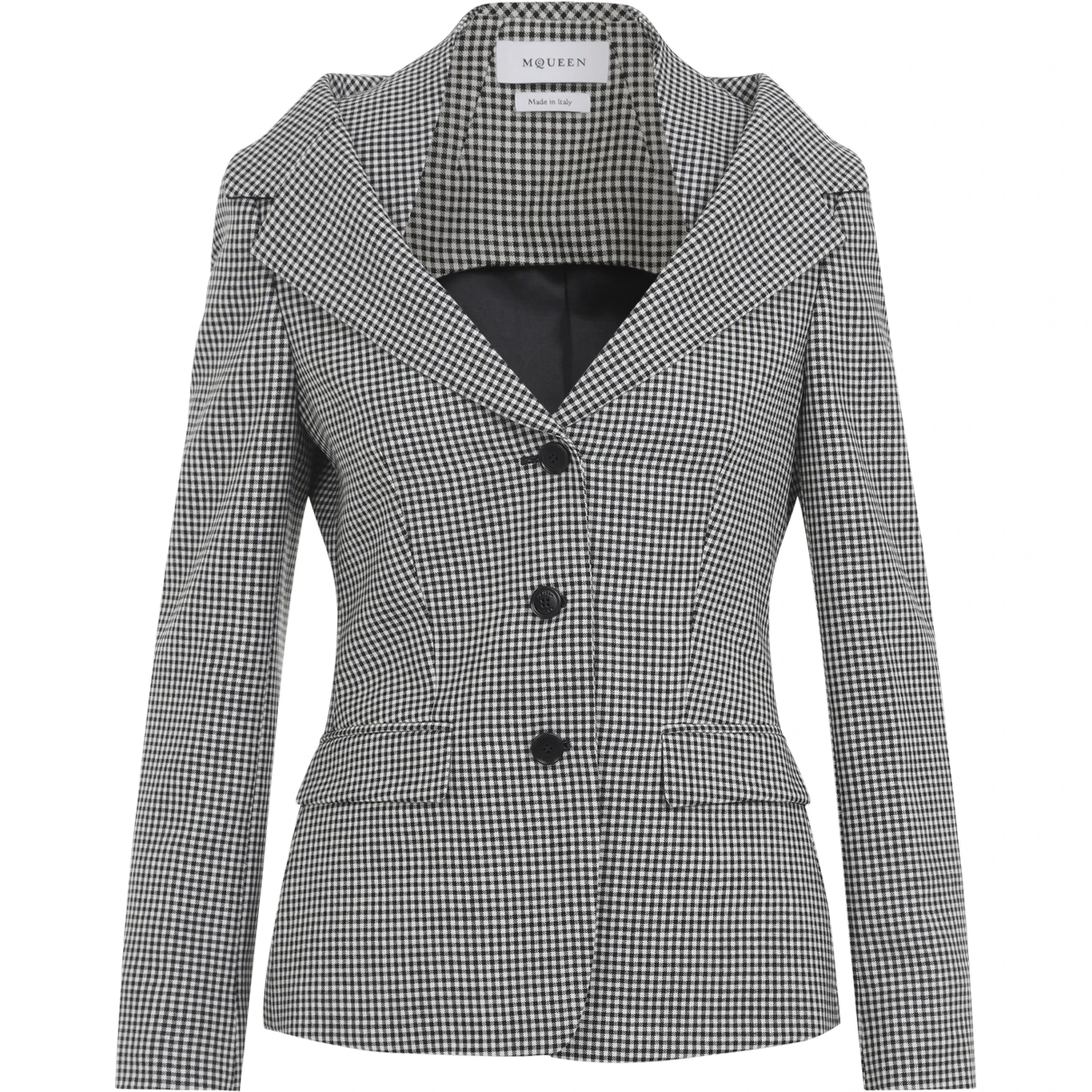 Alexander McQueen Off Shoulder Jacket Harness