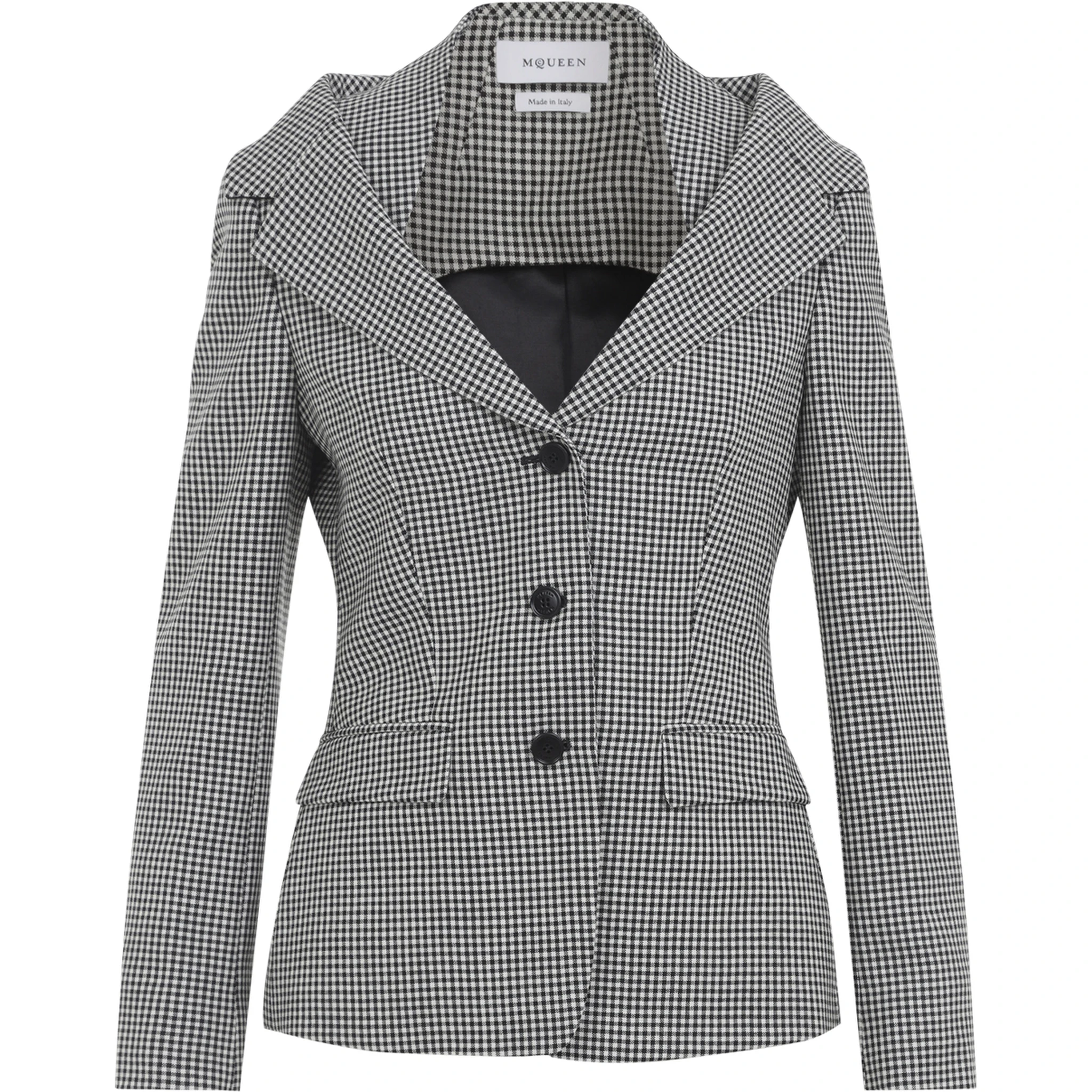 Alexander McQueen Off Shoulder Jacket Harness