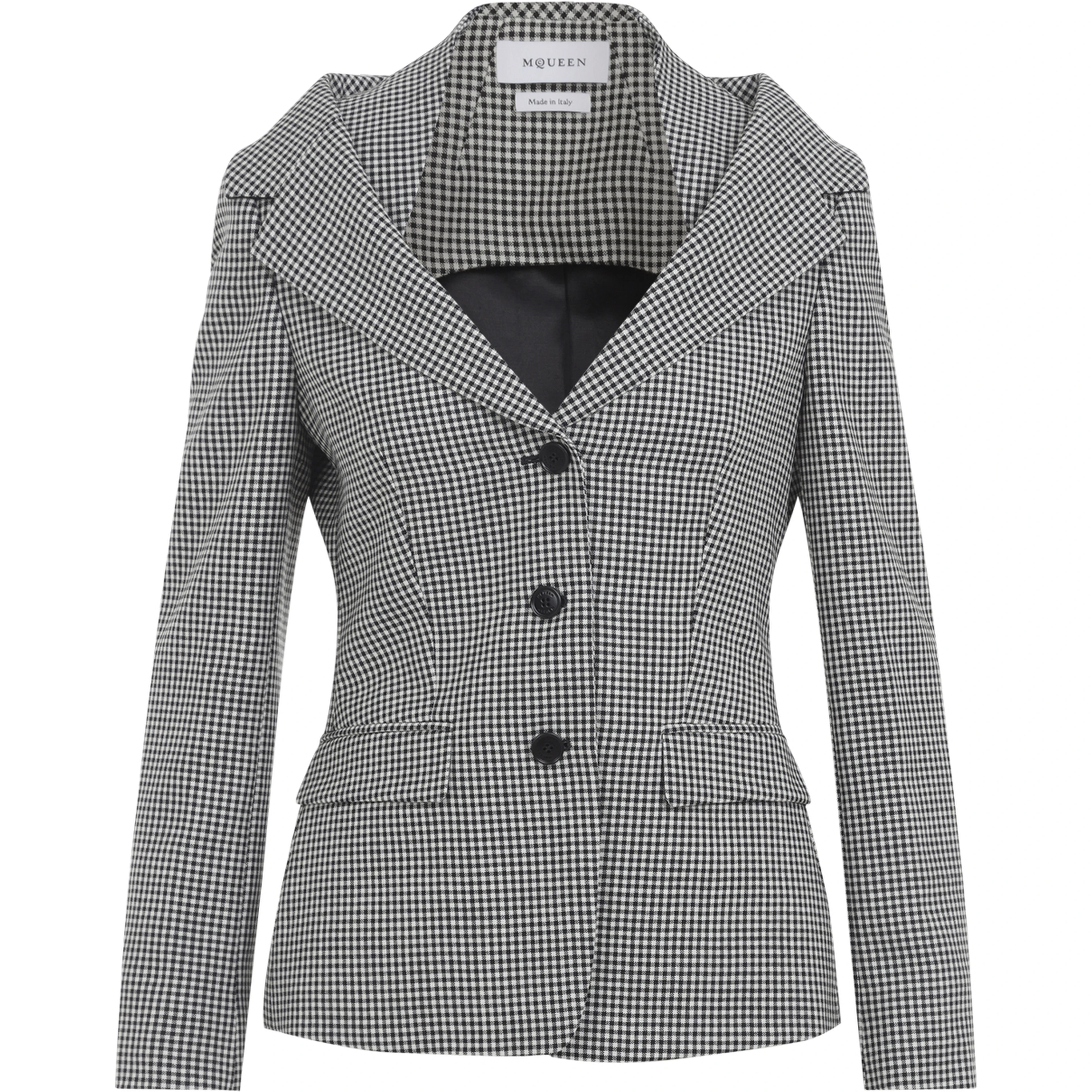 Alexander McQueen Off Shoulder Jacket Harness