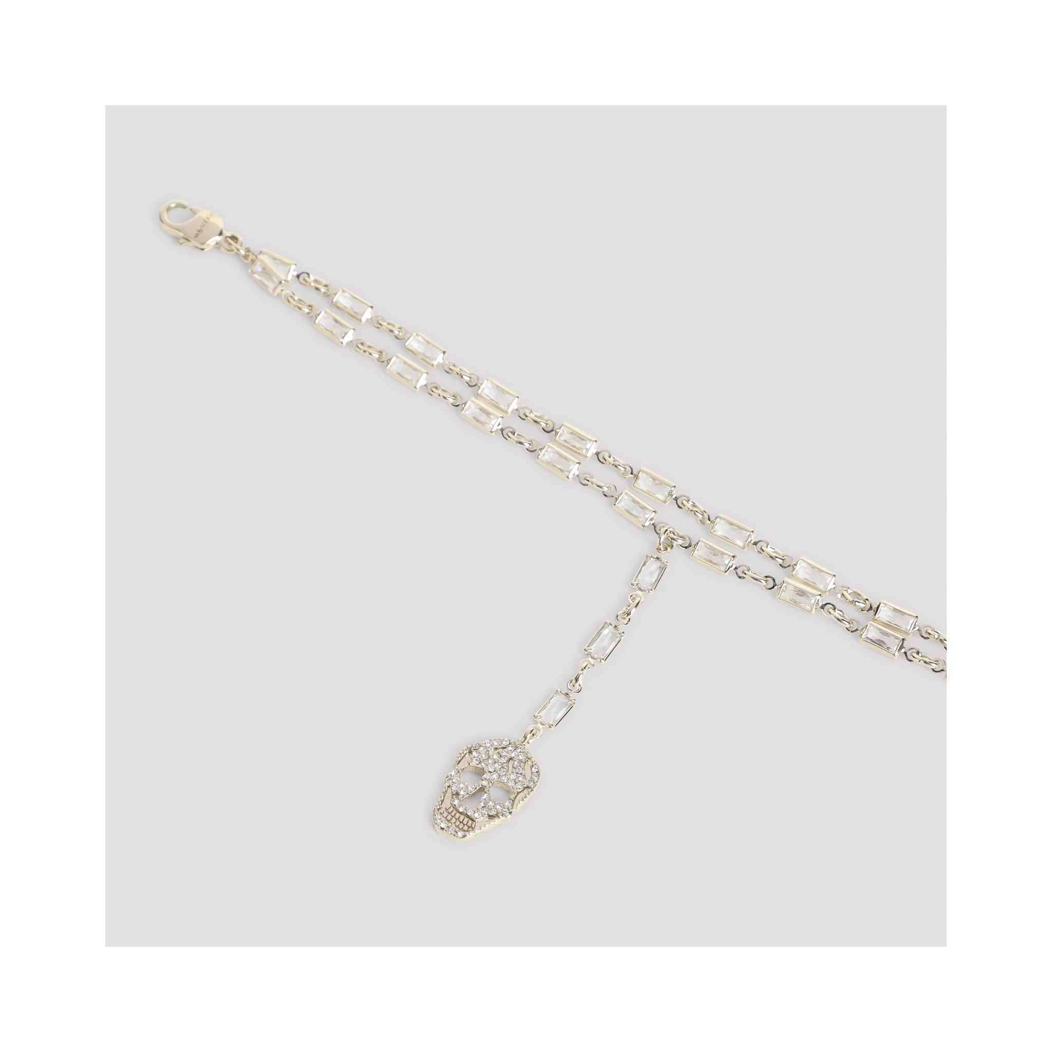 Alexander McQueen Pavè Skull Bracelet