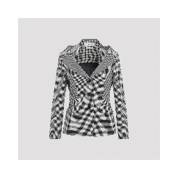 Alexander McQueen Off Shoulder Jacket Harness