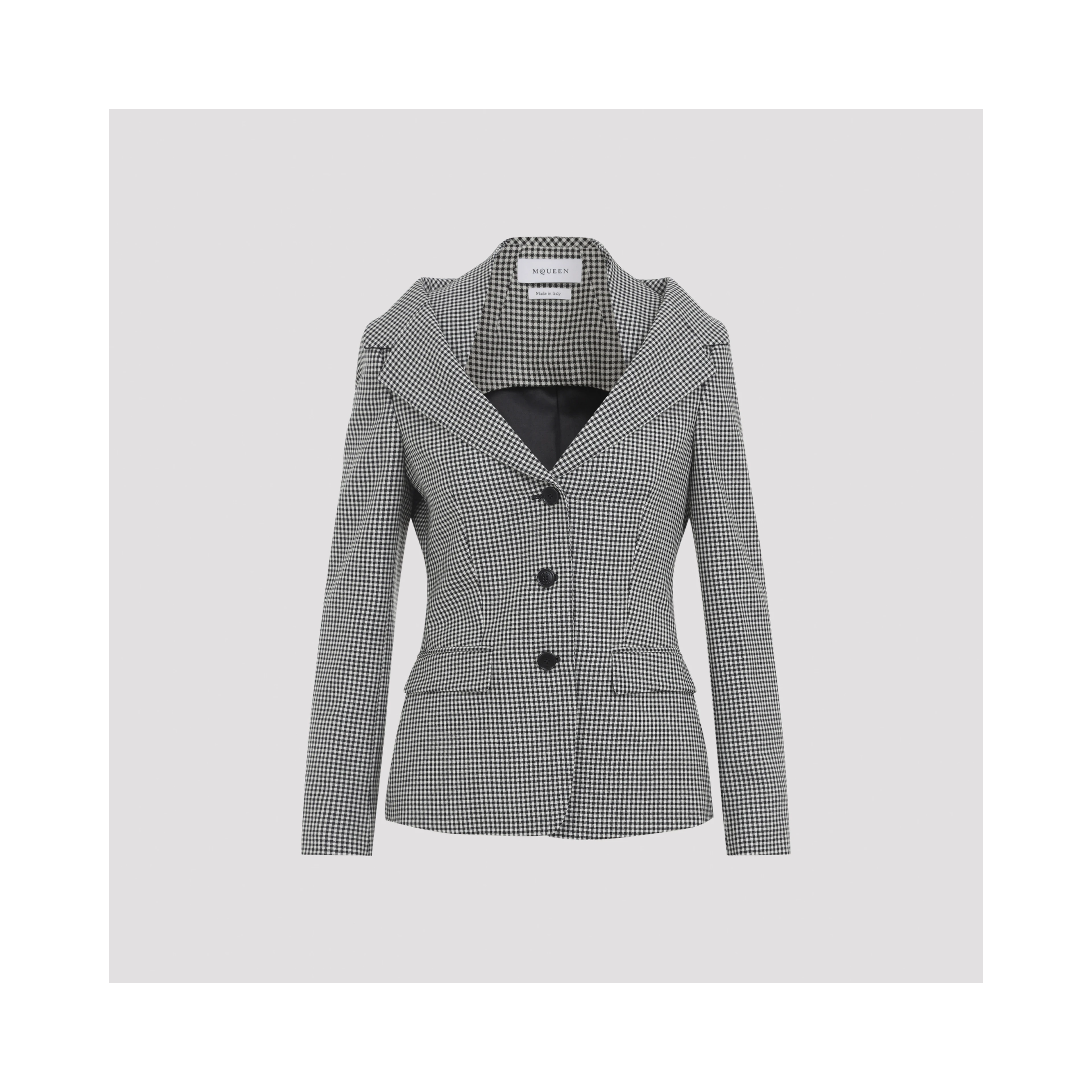 Alexander McQueen Off Shoulder Jacket Harness