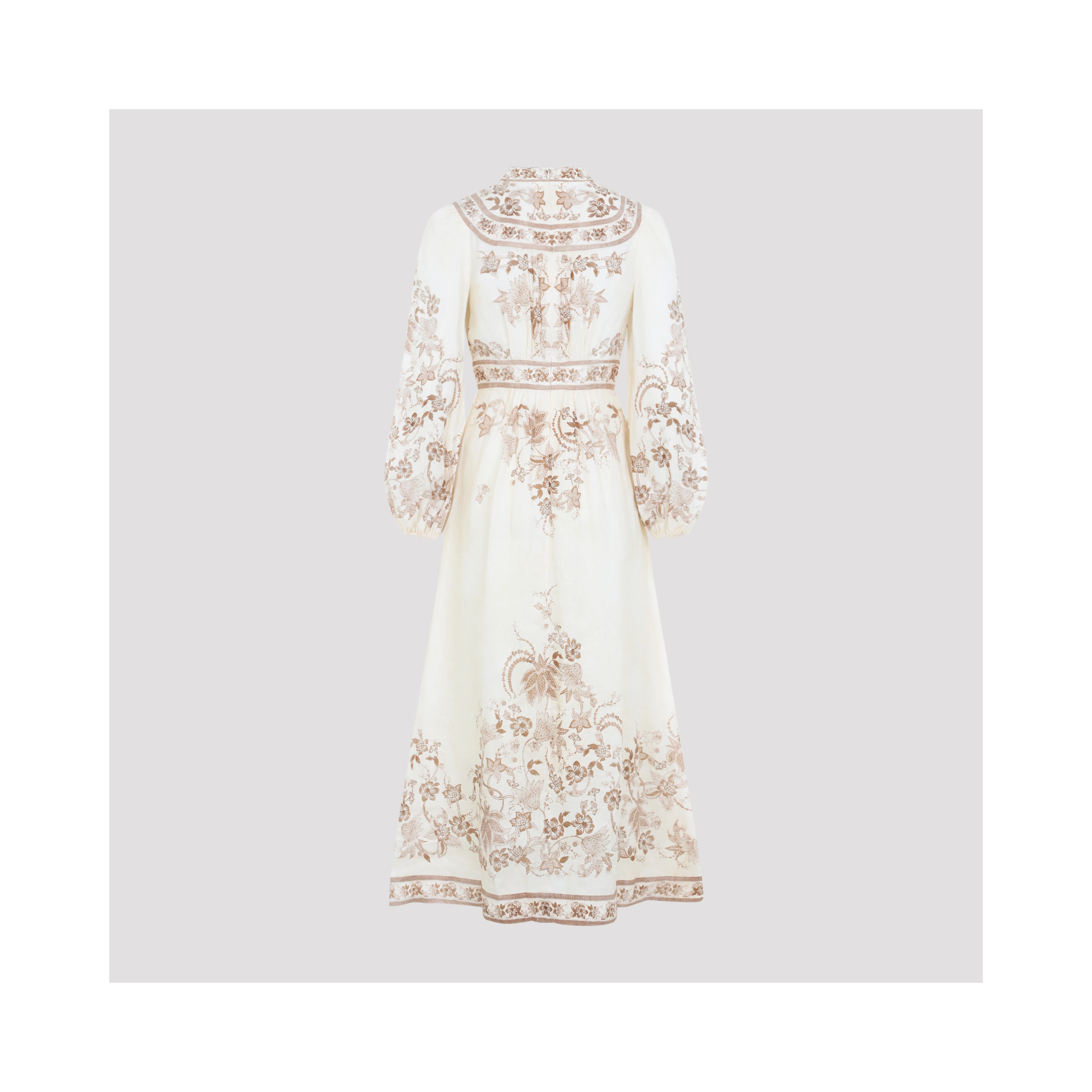 Zimmermann Indra Plunge Midi Dress