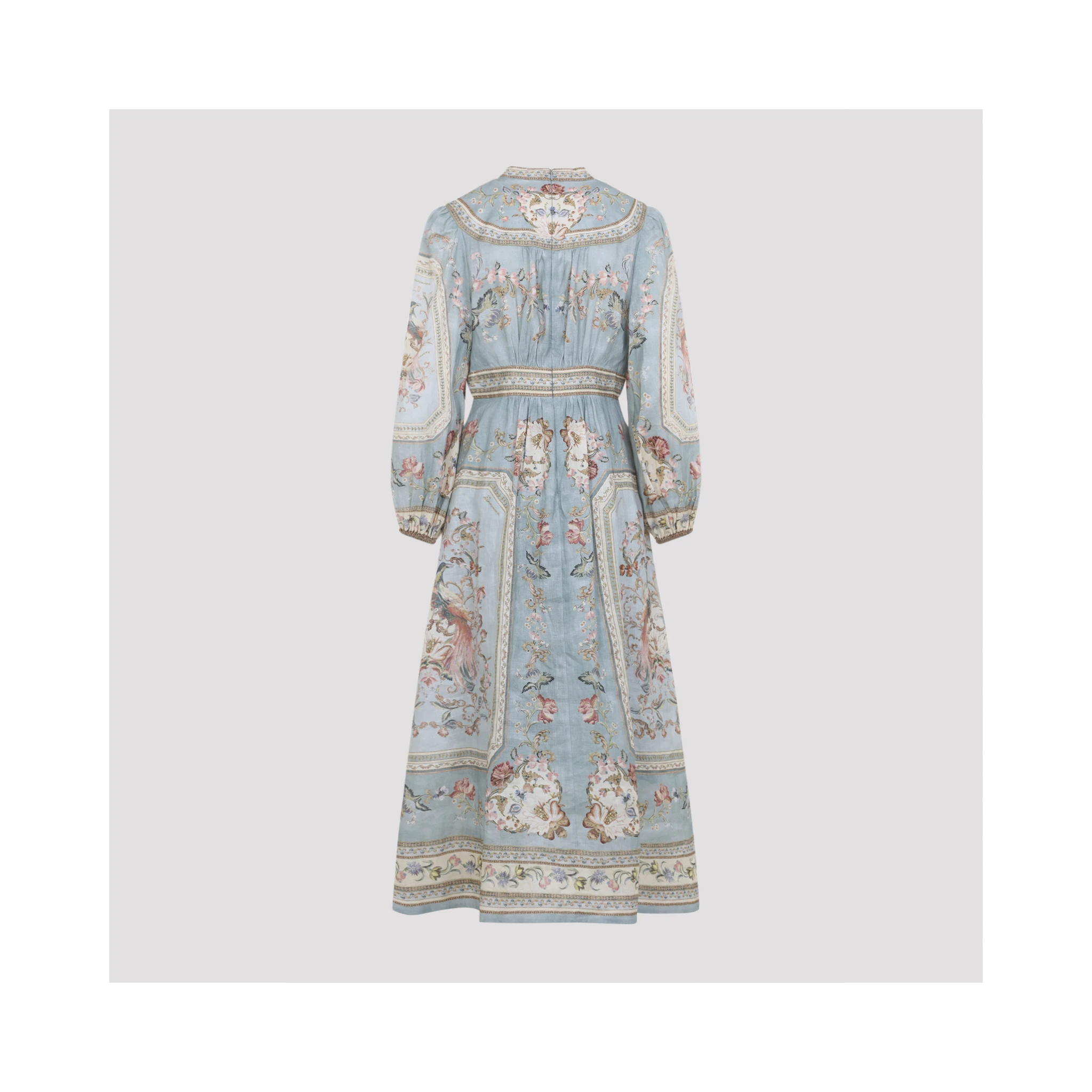 Zimmerman Roselight Plunge Midi Dress