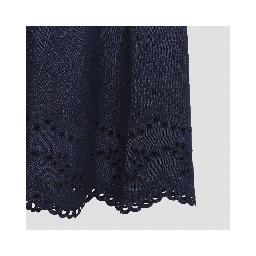 Zimmerman Mahon Broderie Denim Midi Dress