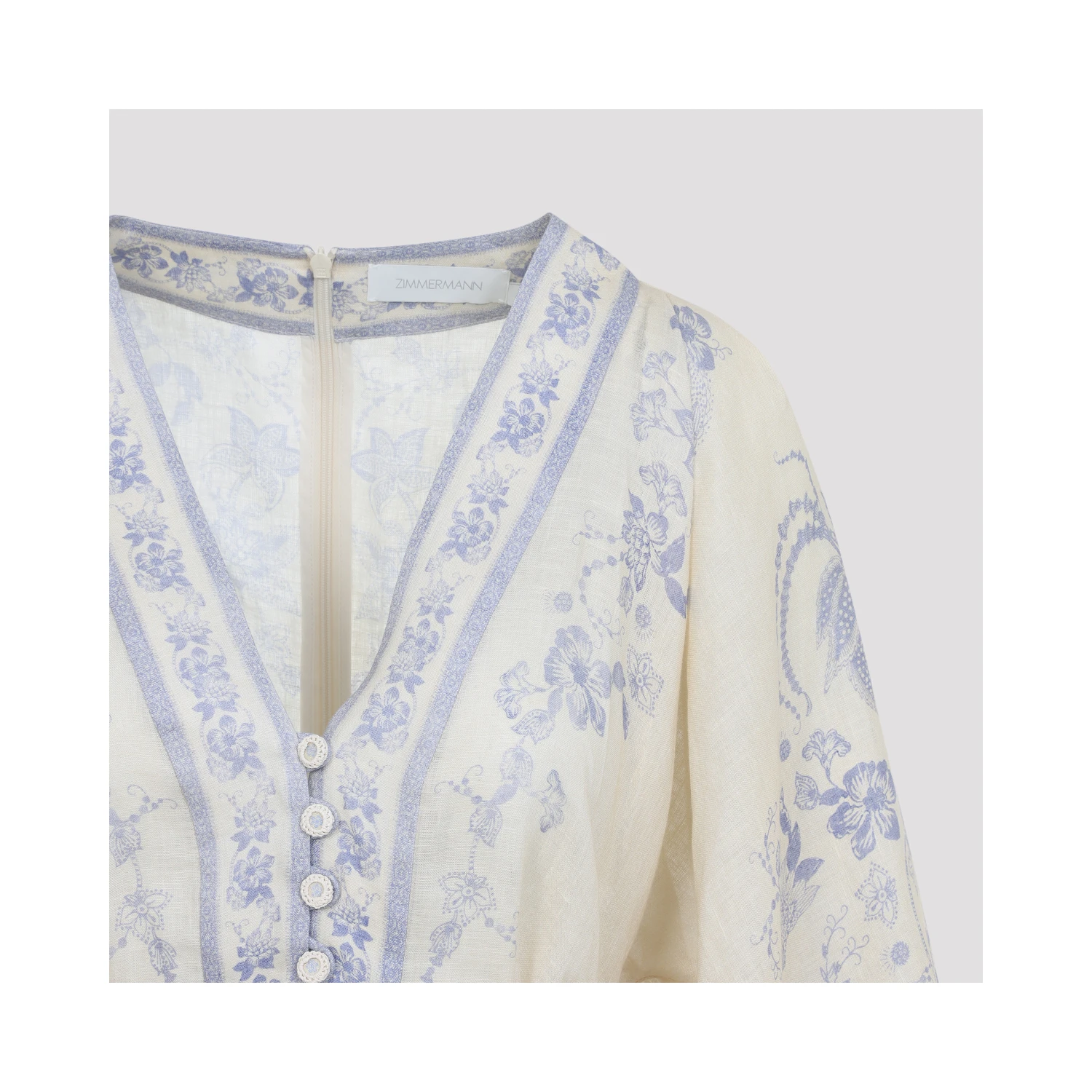 Zimmerman Indra Plunge Mini Dress