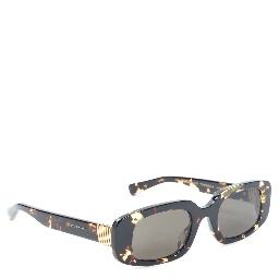 Bulgari Eyewear Tubogas Spotted Havana Sunglasses