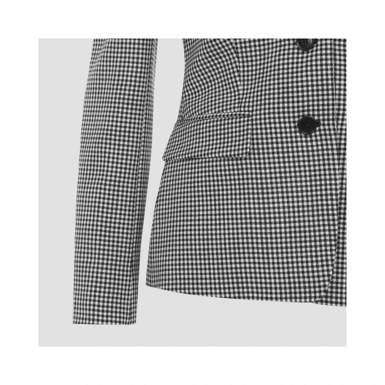 Alexander McQueen Off Shoulder Jacket Harness