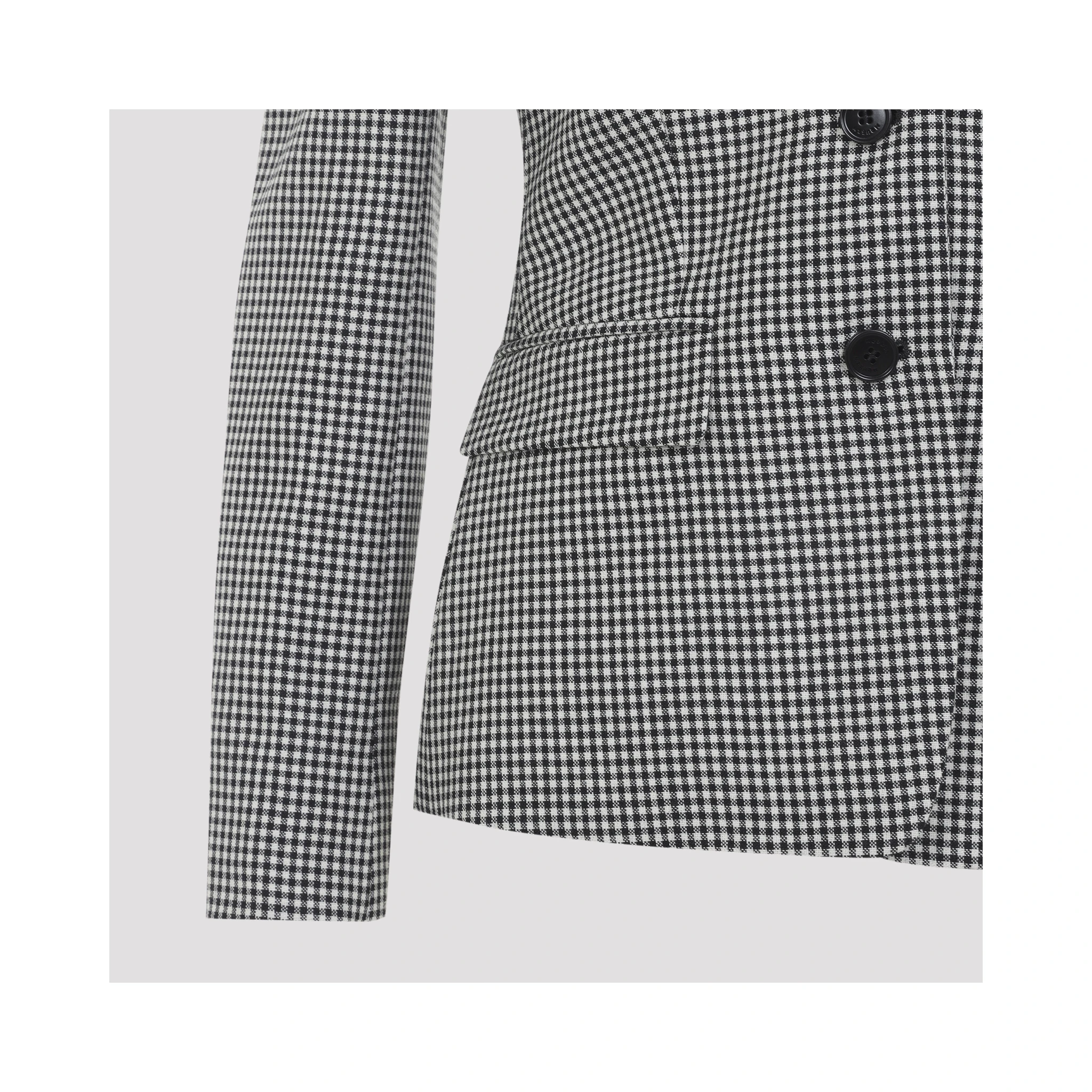 Alexander McQueen Off Shoulder Jacket Harness