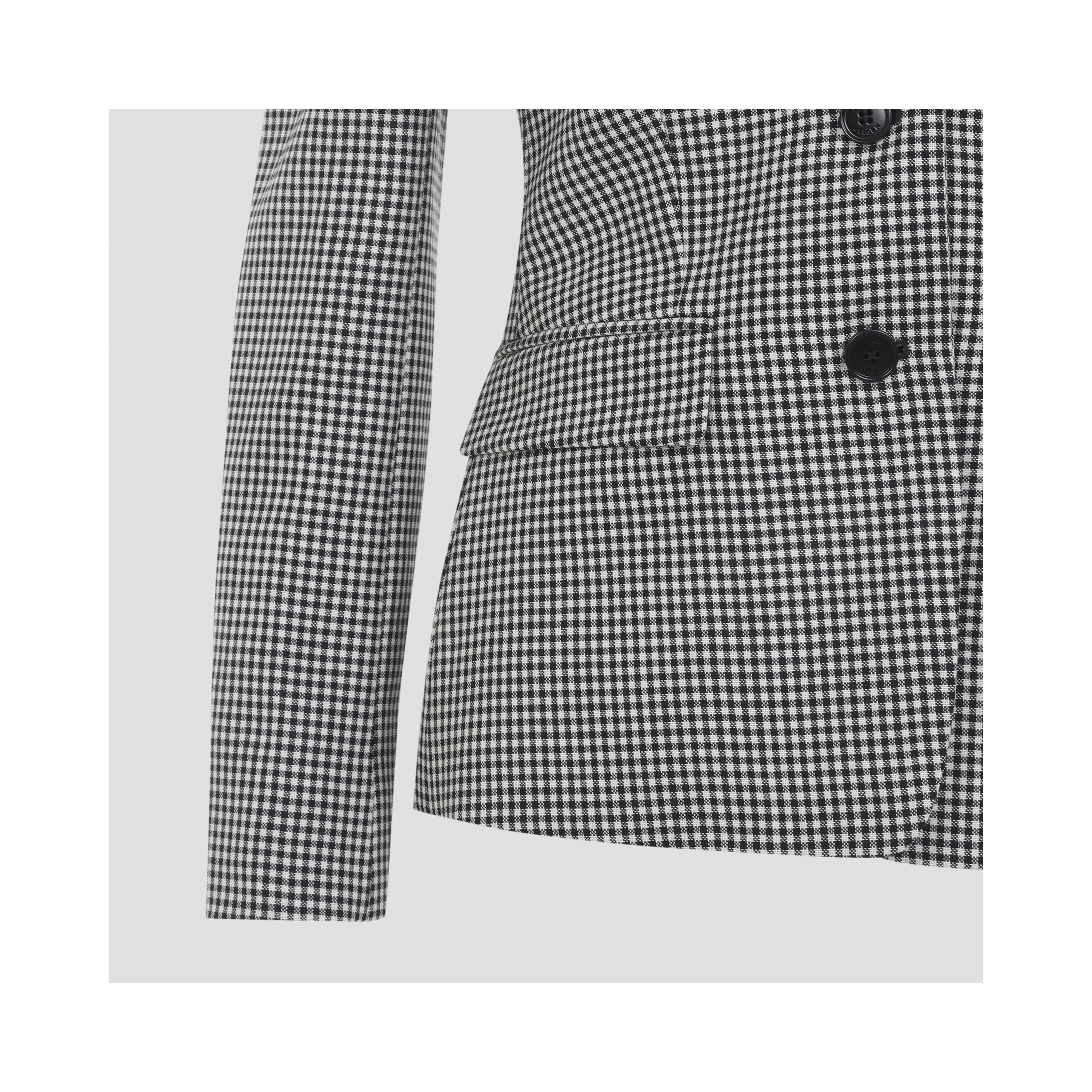 Alexander McQueen Off Shoulder Jacket Harness