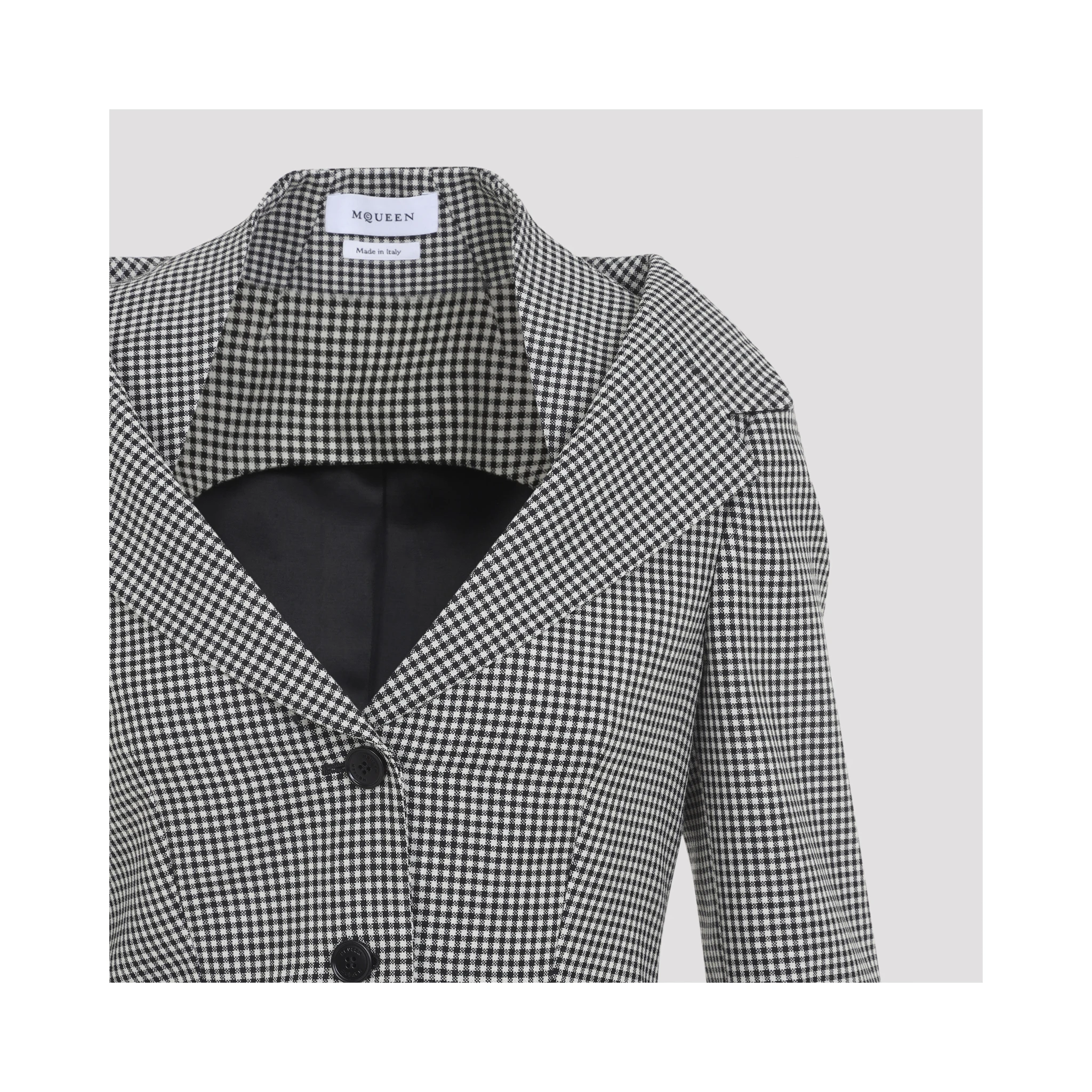 Alexander McQueen Off Shoulder Jacket Harness