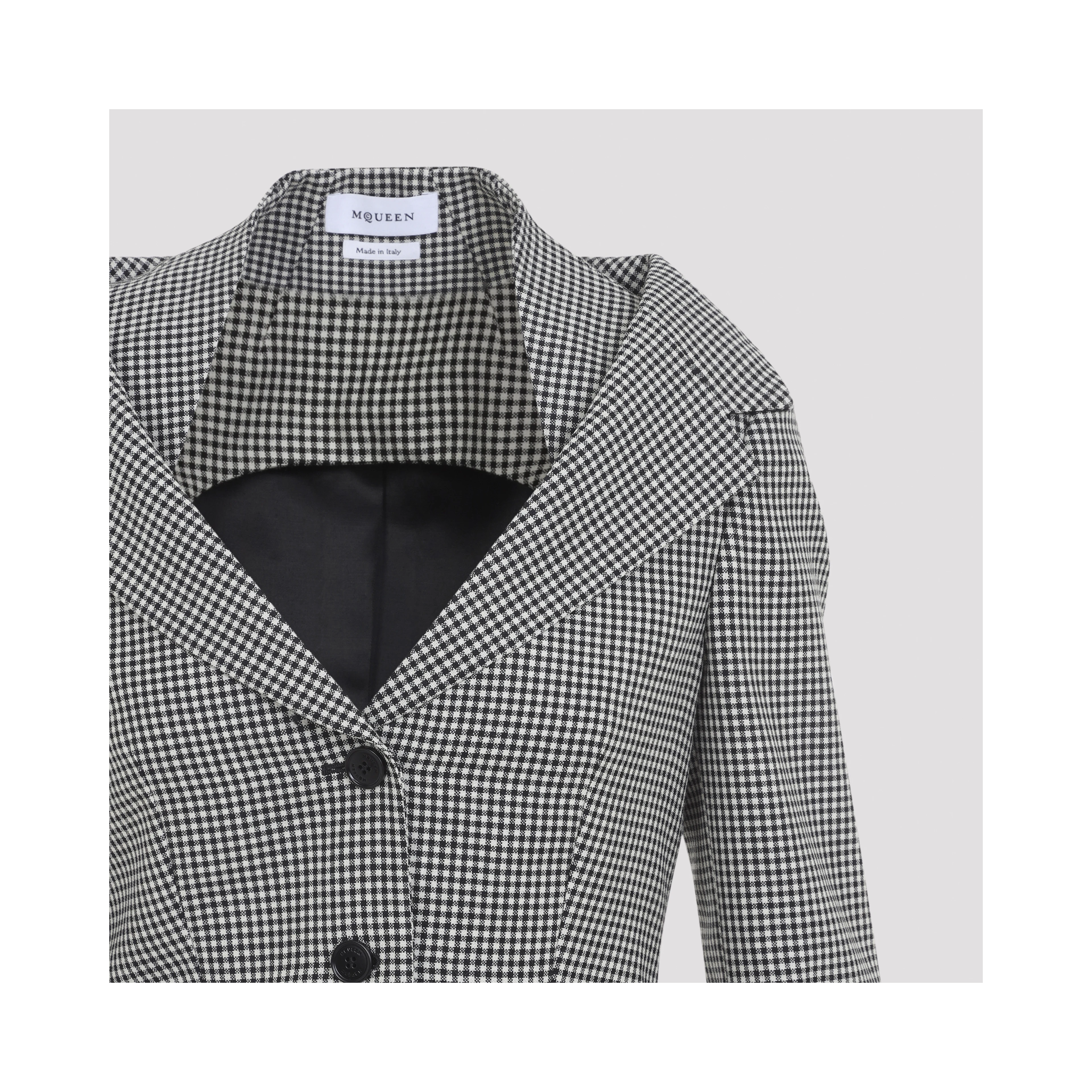 Alexander McQueen Off Shoulder Jacket Harness