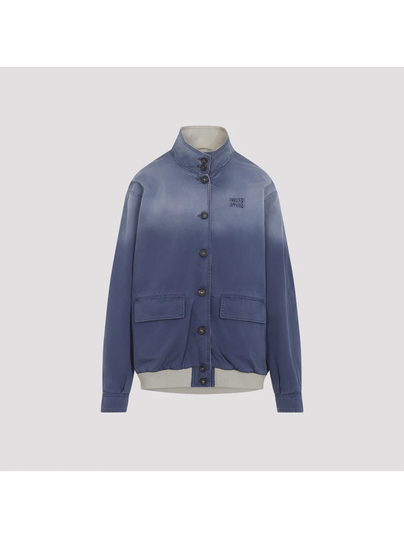 Miu Miu Old Washed Twill Blouson