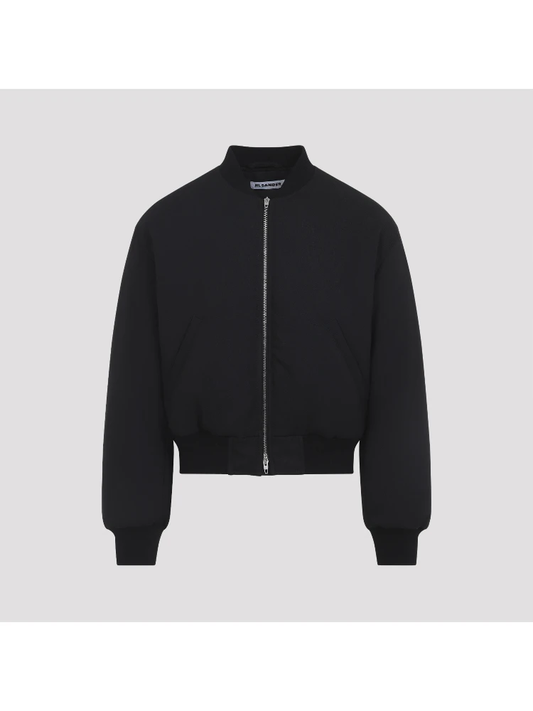 Jil Sander Cropped Bomber Jacket