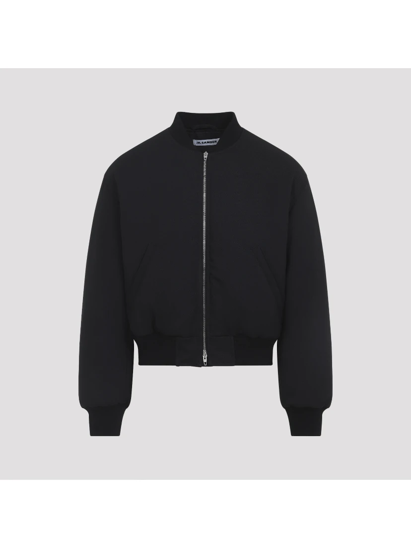 Jil Sander Cropped Bomber Jacket