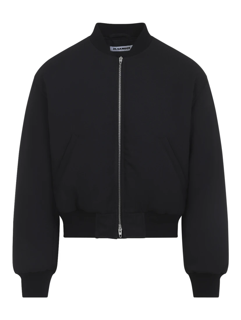 Jil Sander Cropped Bomber Jacket