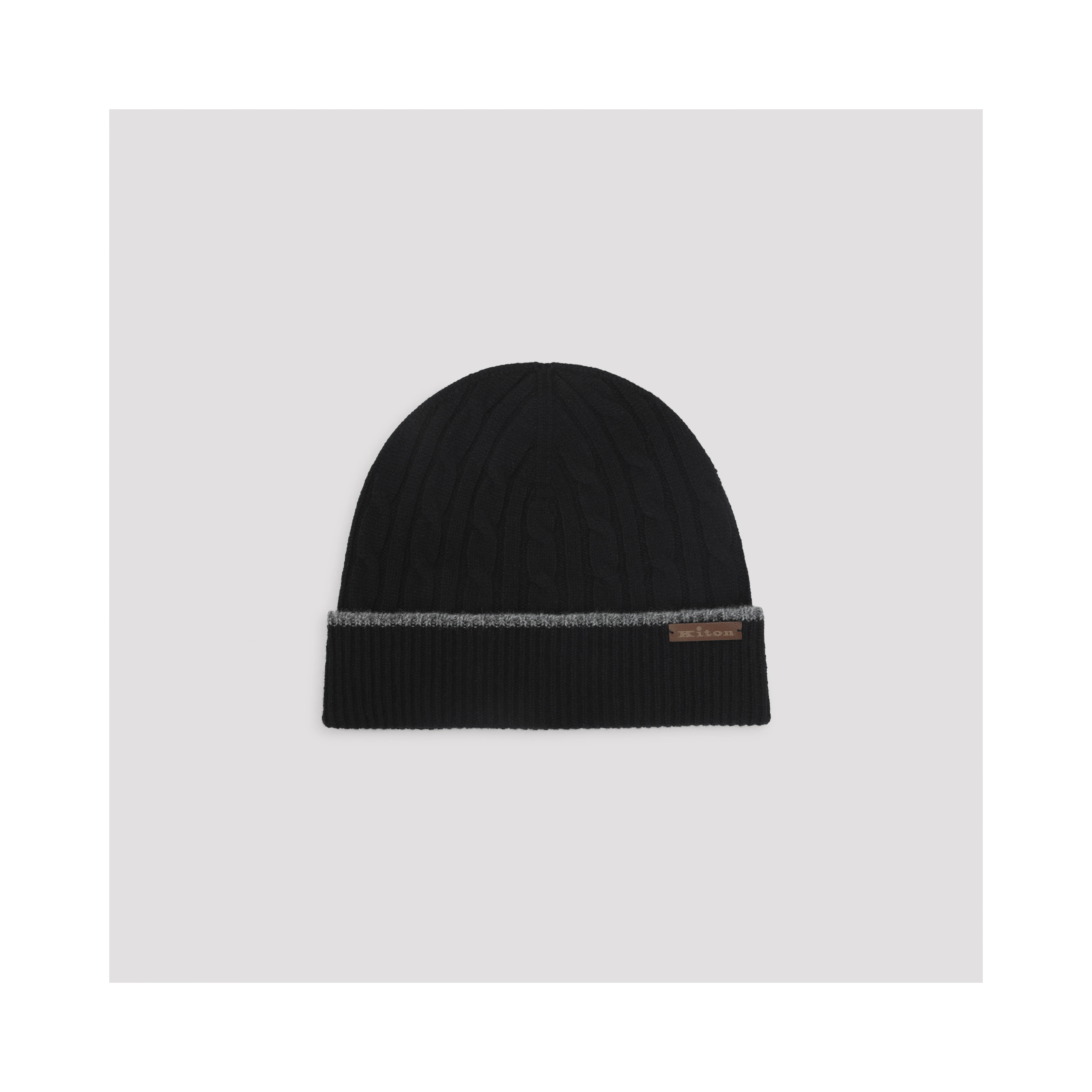 Kiton Cable-knit Beanie